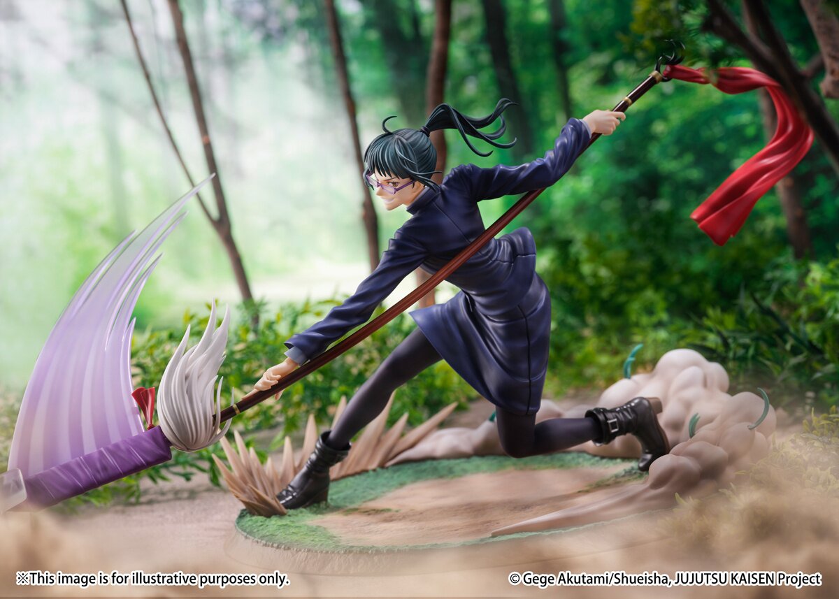 【おまけ付】 Jujutsu Kaisen Maki Zenin 1/7 Scale Figure (SHIBUYA SCRAMBLE シューズ(女性用)