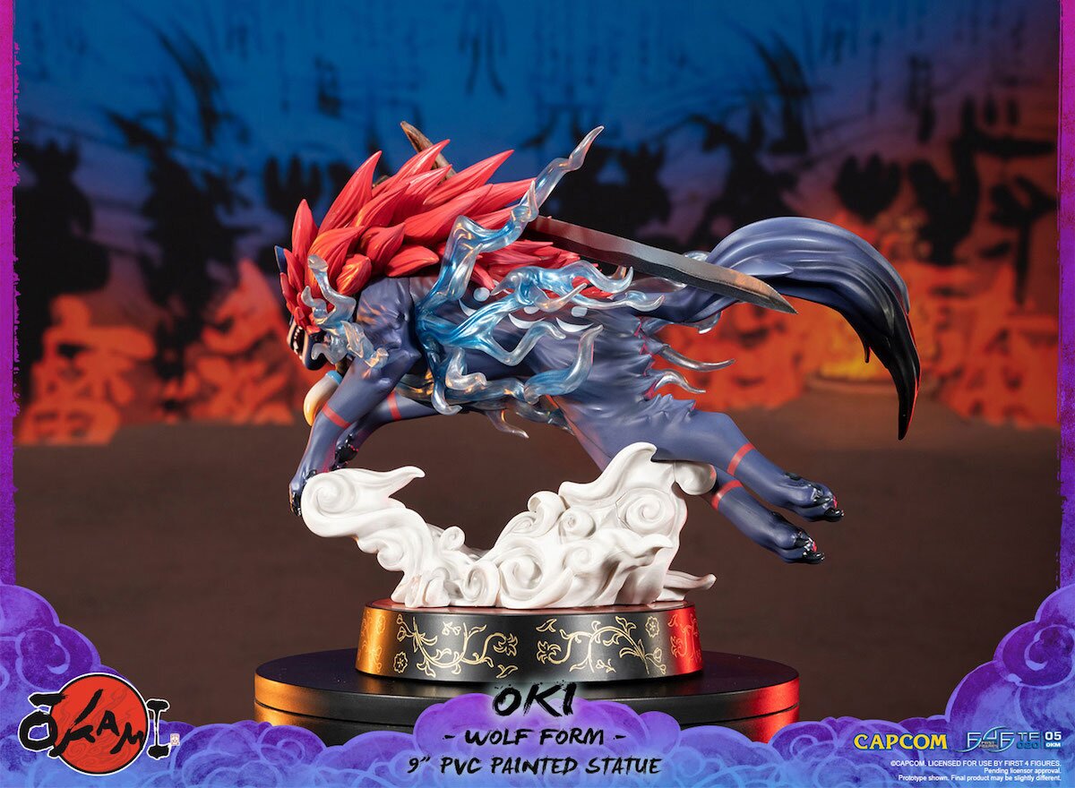 Okami Oki (Wolf Form): Standard Edition Statue - Tokyo Otaku Mode (TOM)