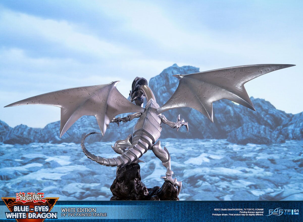 Yu-Gi-Oh! Blue-Eyes White Dragon: White Variant PVC Statue