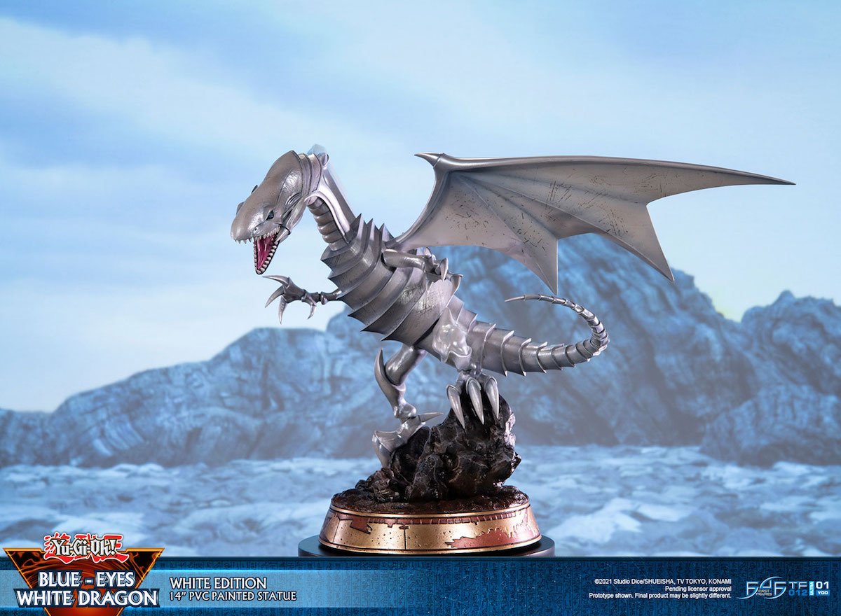 Yu-Gi-Oh! Blue-Eyes White Dragon: White Variant PVC Statue - Tokyo