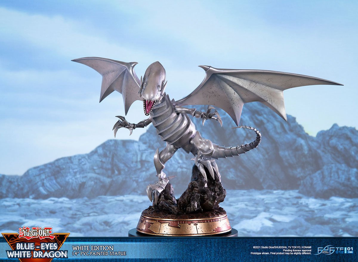 Yu-Gi-Oh! Blue-Eyes White Dragon: White Variant PVC Statue - Tokyo