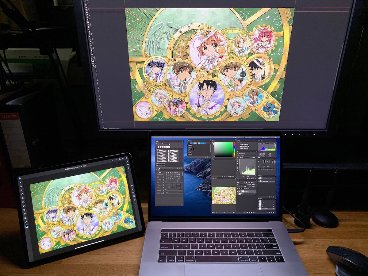 CLAMP 30th Anniversary Main Visual Reproduction Art Print (A1-Size ...