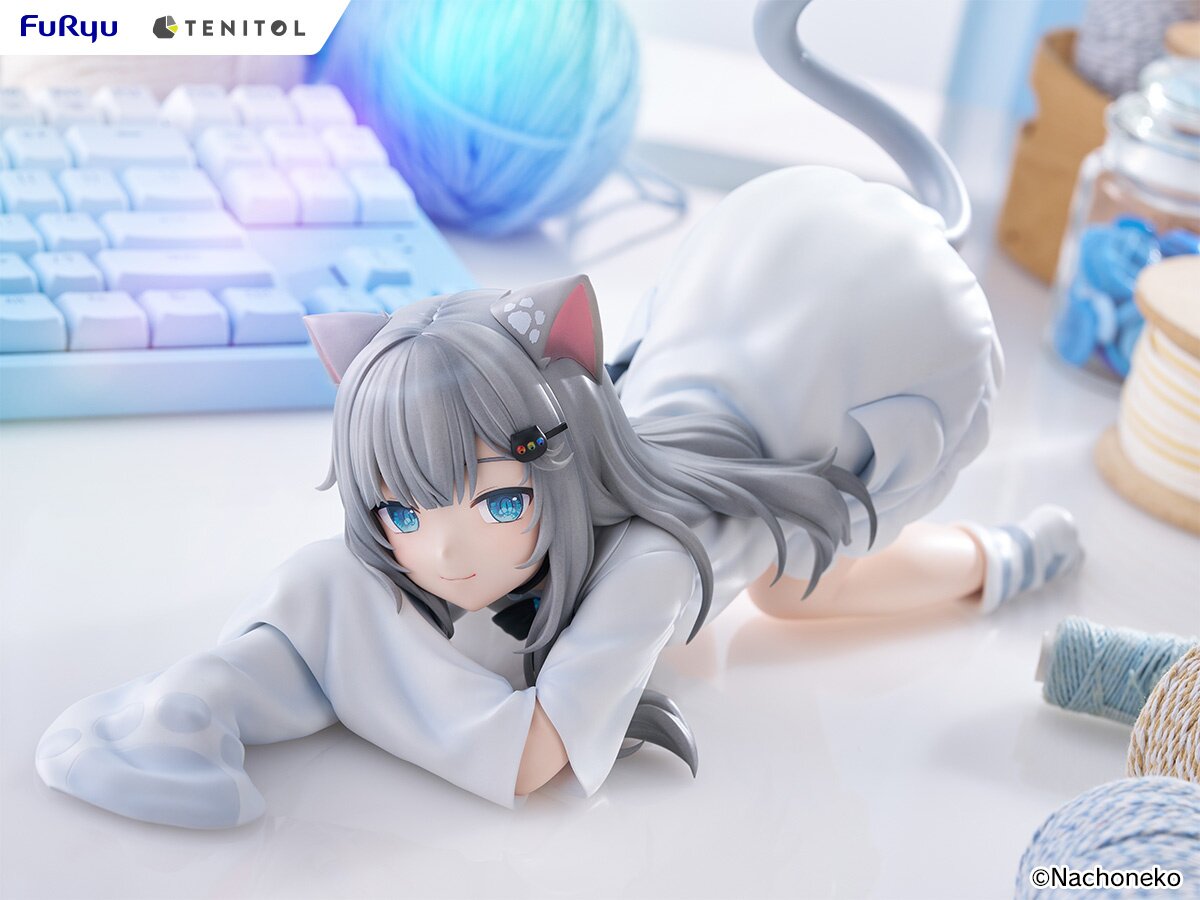 TENITOL Nachoneko Big Noodle Stopper Non-Scale Figure - Tokyo