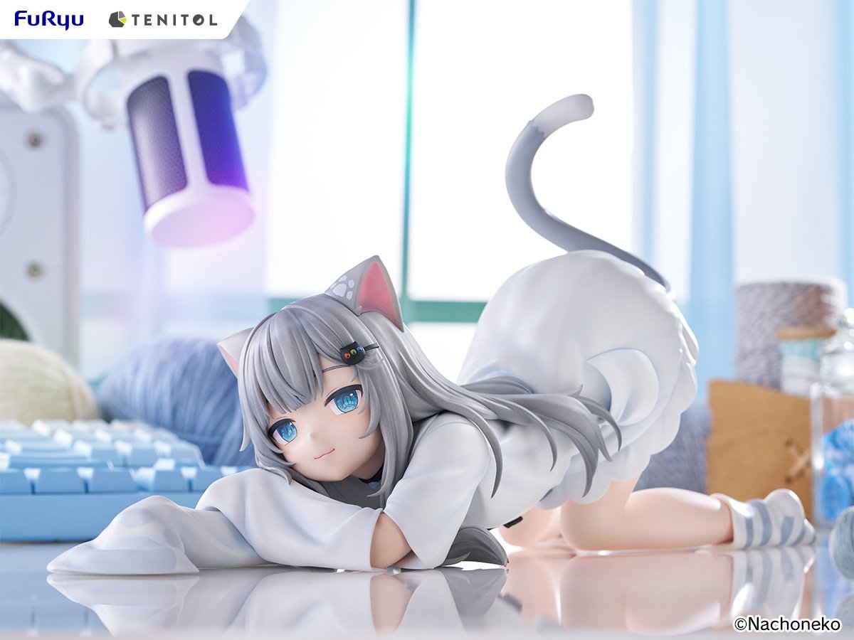 TENITOL Nachoneko Big Noodle Stopper Non-Scale Figure - Tokyo