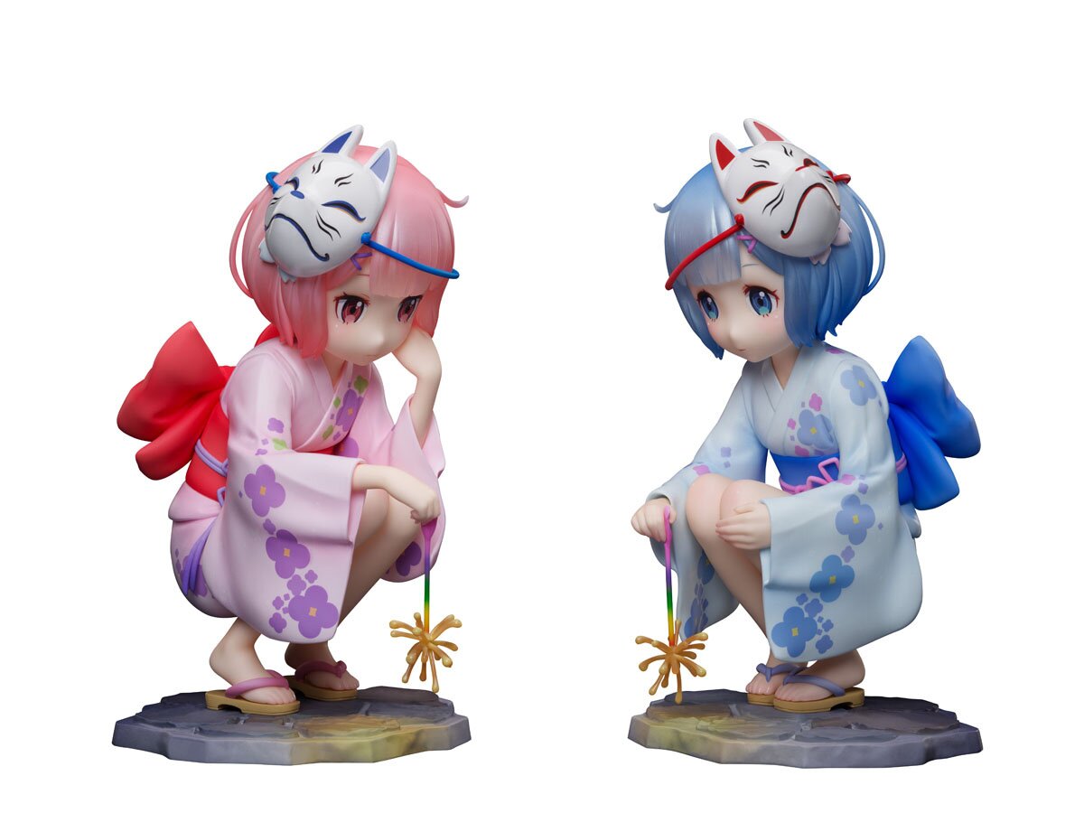 New Re:Zero Rem Figure Features Her Holding Herself as a Child