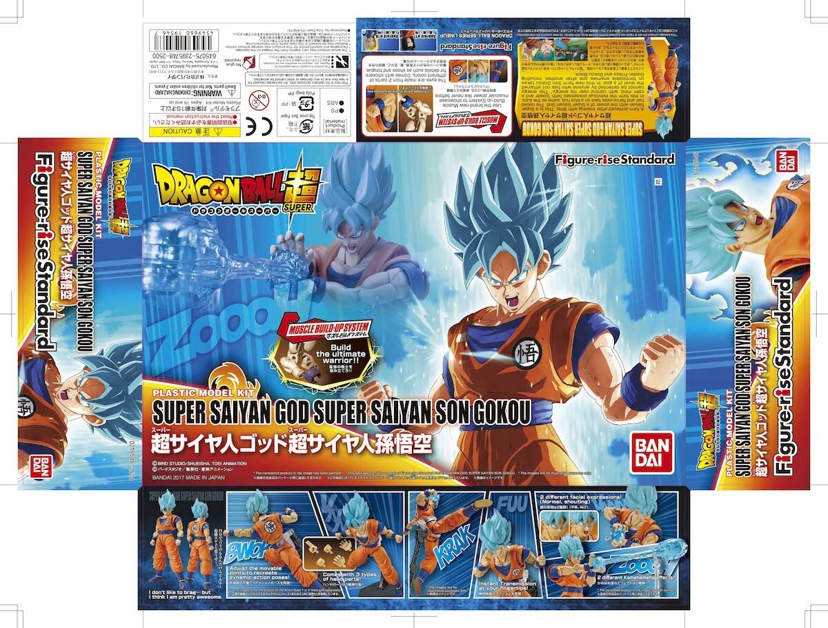 Kit 3x Goku Dragon Ball - Ultra Instinct + Ssj Blue + Black - R$ 125,9