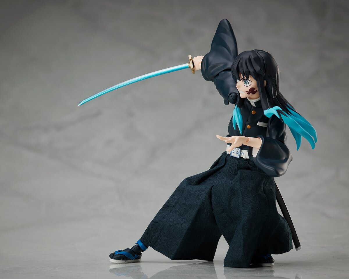 Original buzzmod Demon Slayer Uzui Tengen action pvc Model toy figure