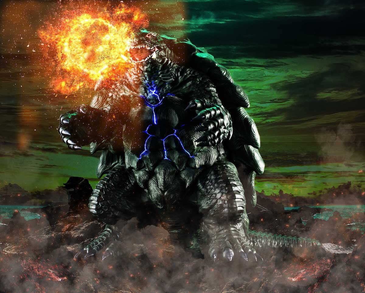 UA Monsters ガメラ（GAMERA -Rebirth-）の開発中サンプルを撮り