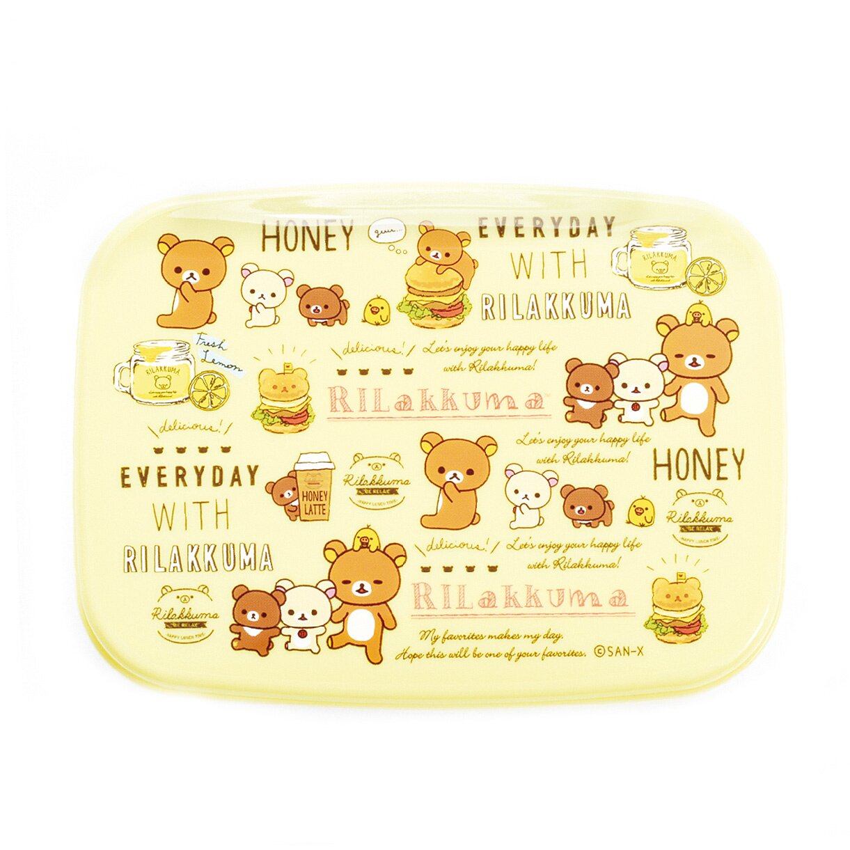 Rilakkuma Two-Tier Lunch Box with Chopsticks - Tokyo Otaku Mode (TOM)