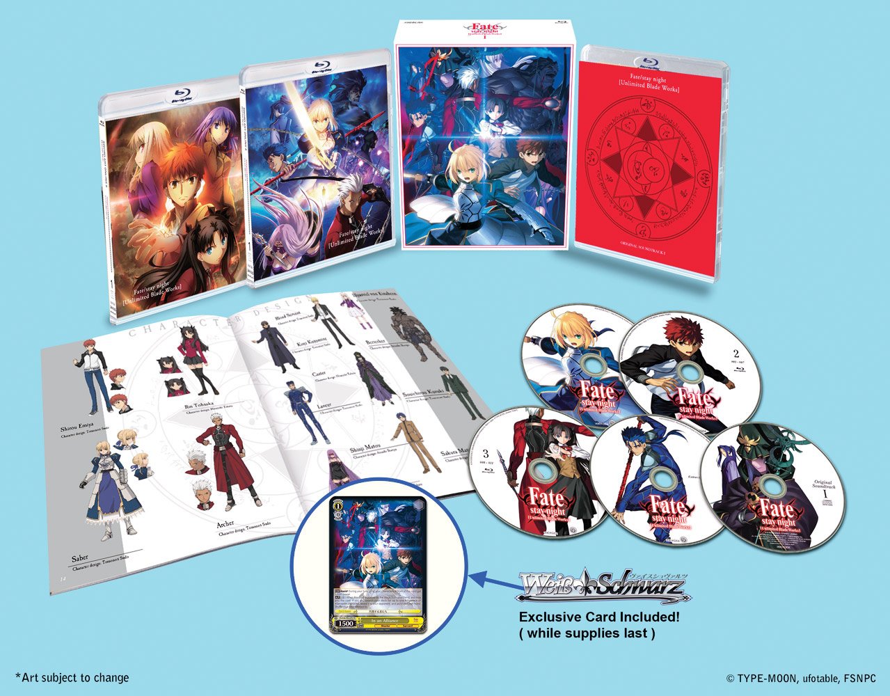Fate/stay night: Unlimited Blade Works Limited Edition Blu-ray Box Set 1