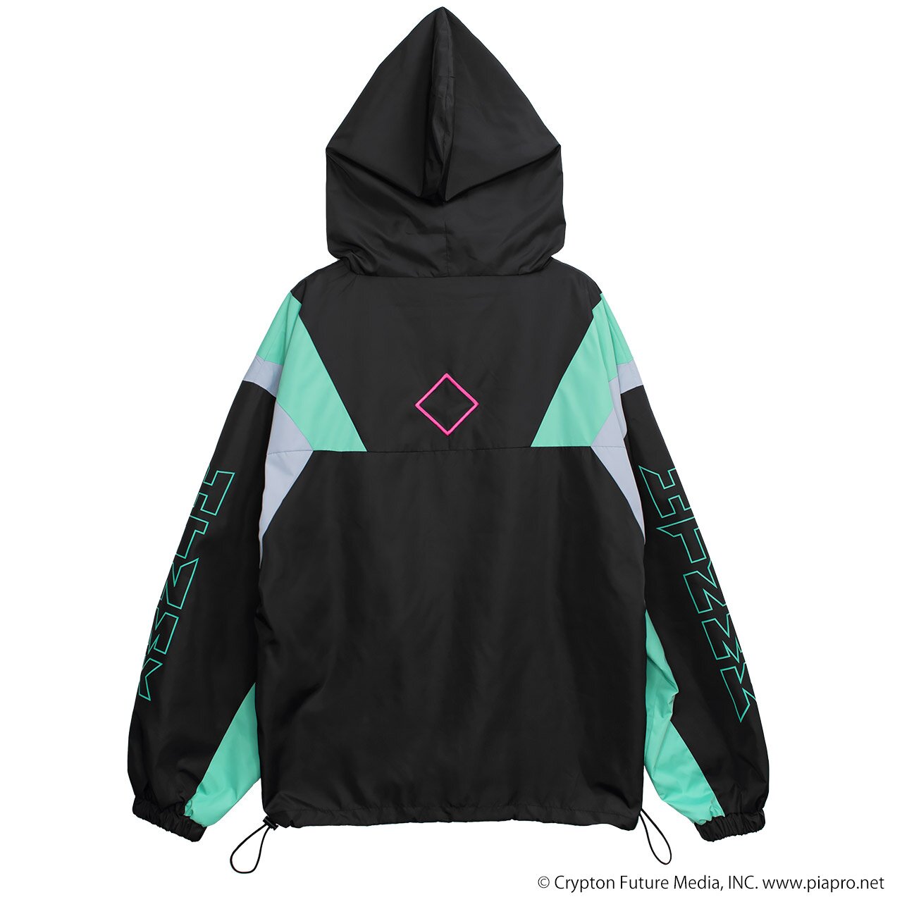 LISTEN FLAVOR Hatsune Miku Mountain Hoodie Black - Tokyo Otaku