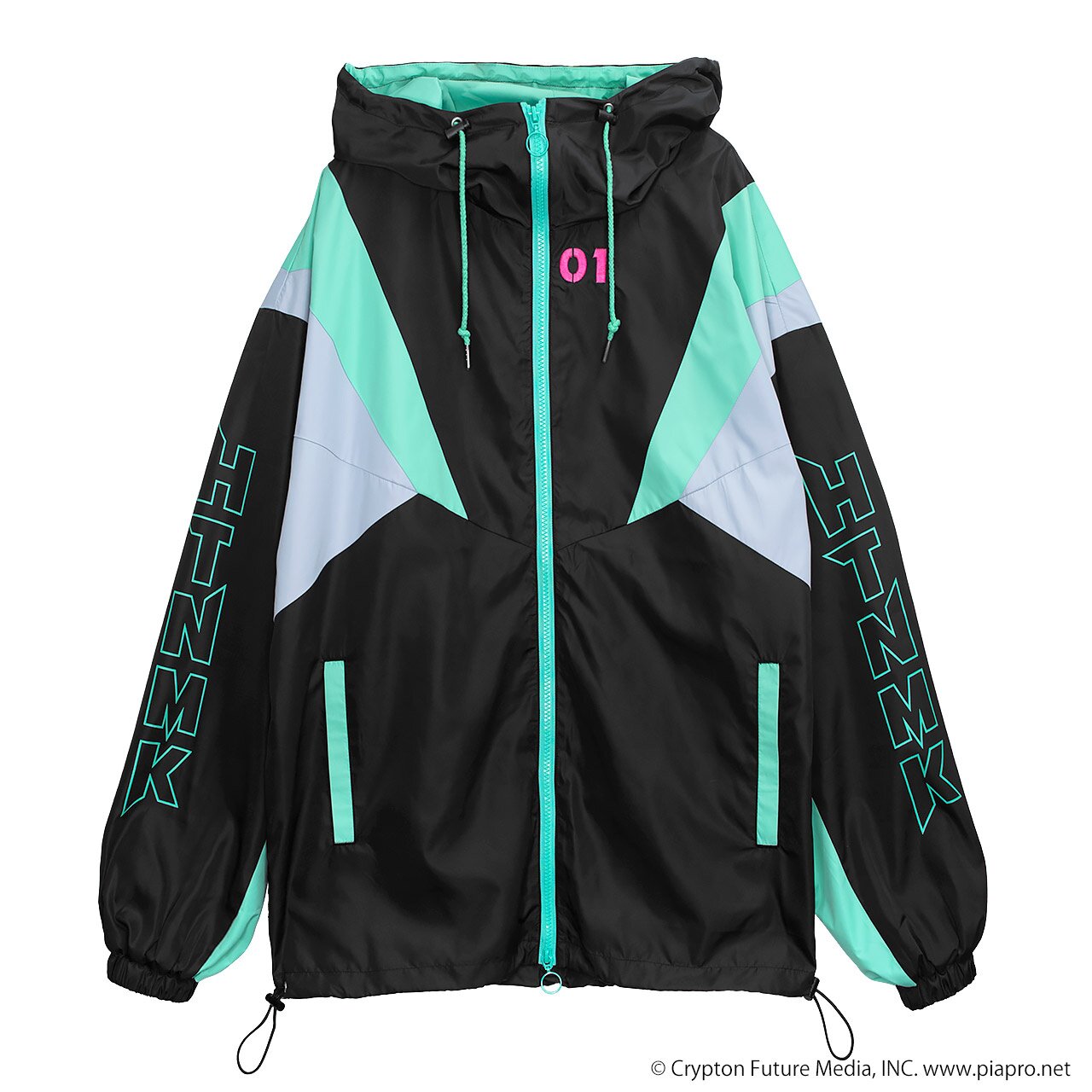 LISTEN FLAVOR Hatsune Miku Mountain Hoodie Black - Tokyo Otaku