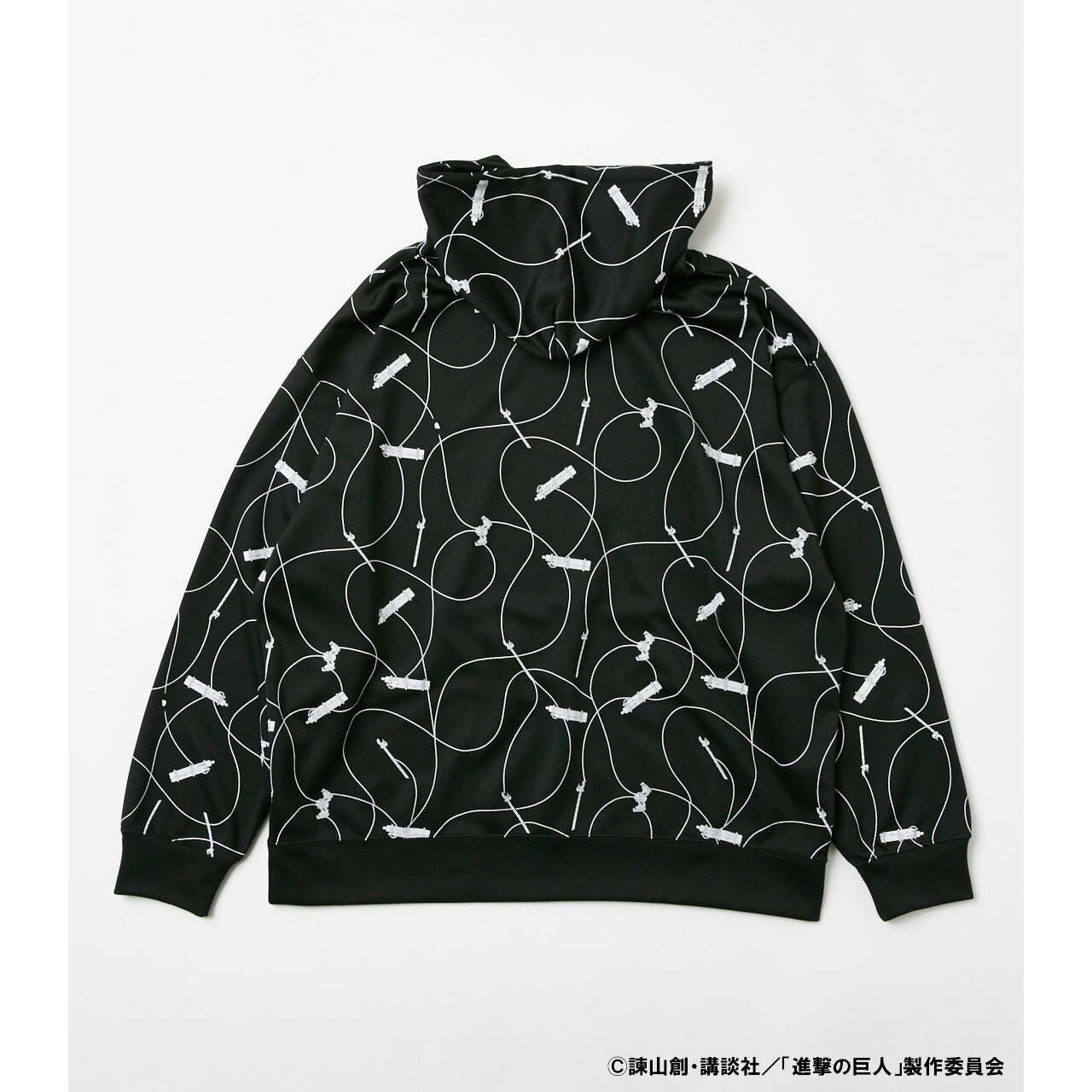 Attack on Titan R4G 3D Maneuver Gear Black Hoodie: R4G