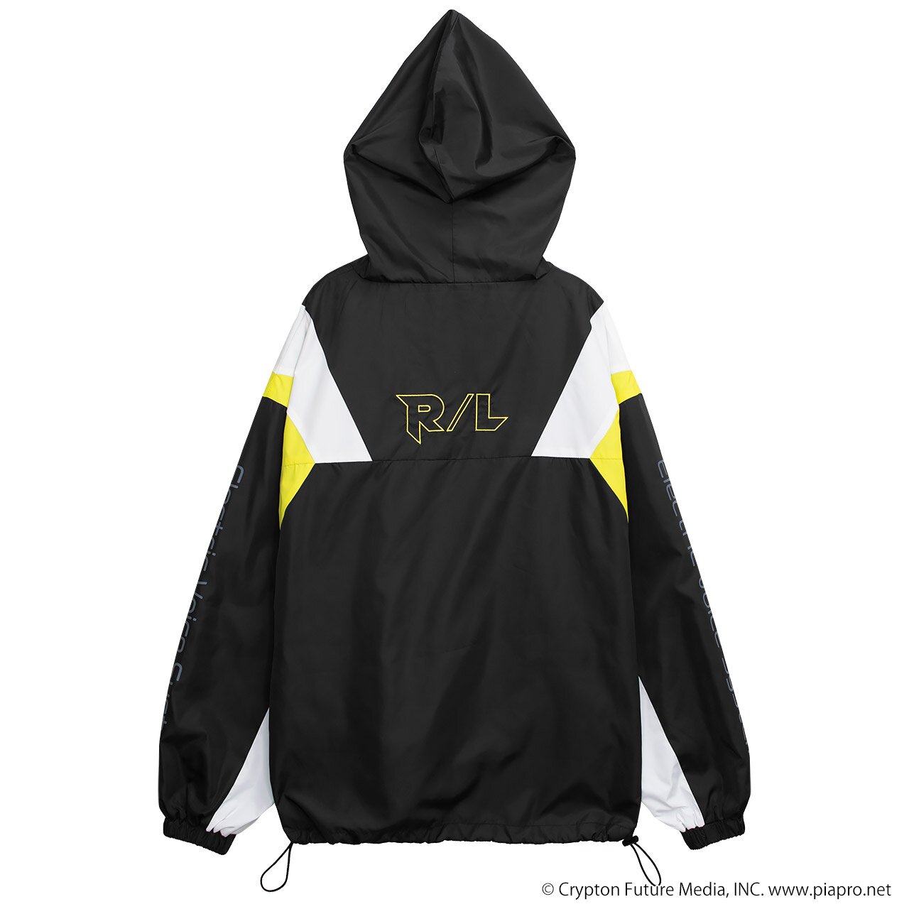 rin ジャケット LISTEN FLAVOR Kagamine Rin & Len Jersey Hoodie Black (Re-run
