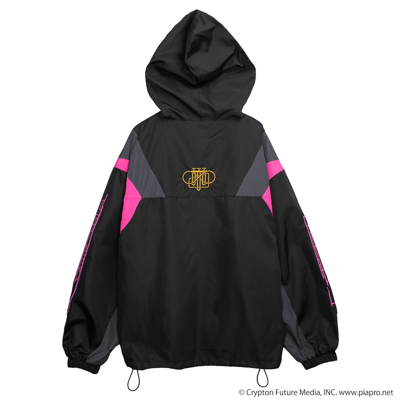 LISTEN FLAVOR Megurine Luka Mountain Hoodie Black: Listen