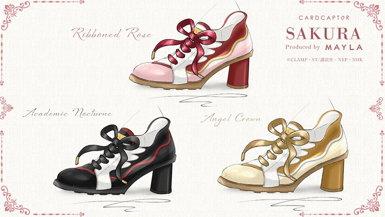 MAYLA Cardcaptor Sakura Iconique Heel Sneakers Academic