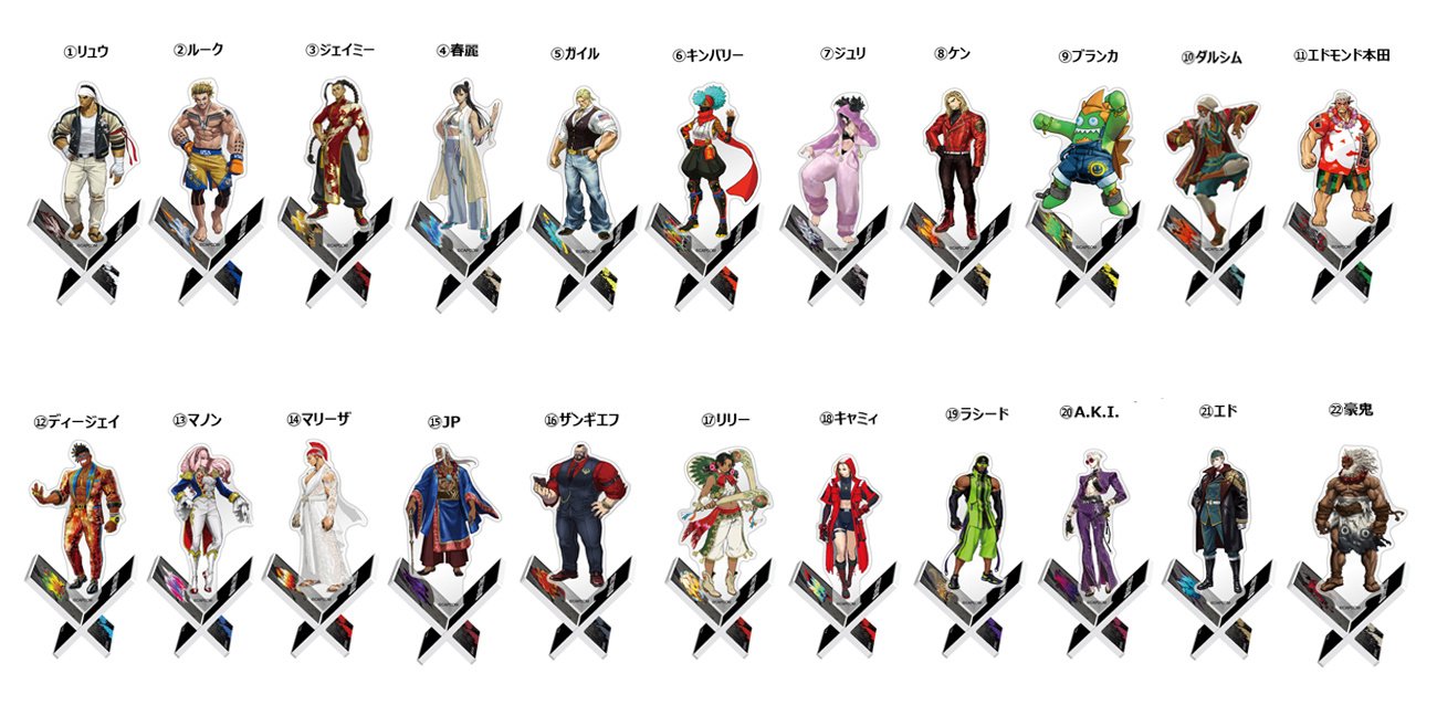 Street Fighter 6 Outfit3 Acrylic Stand A.K.I. - Tokyo Otaku Mode (TOM)
