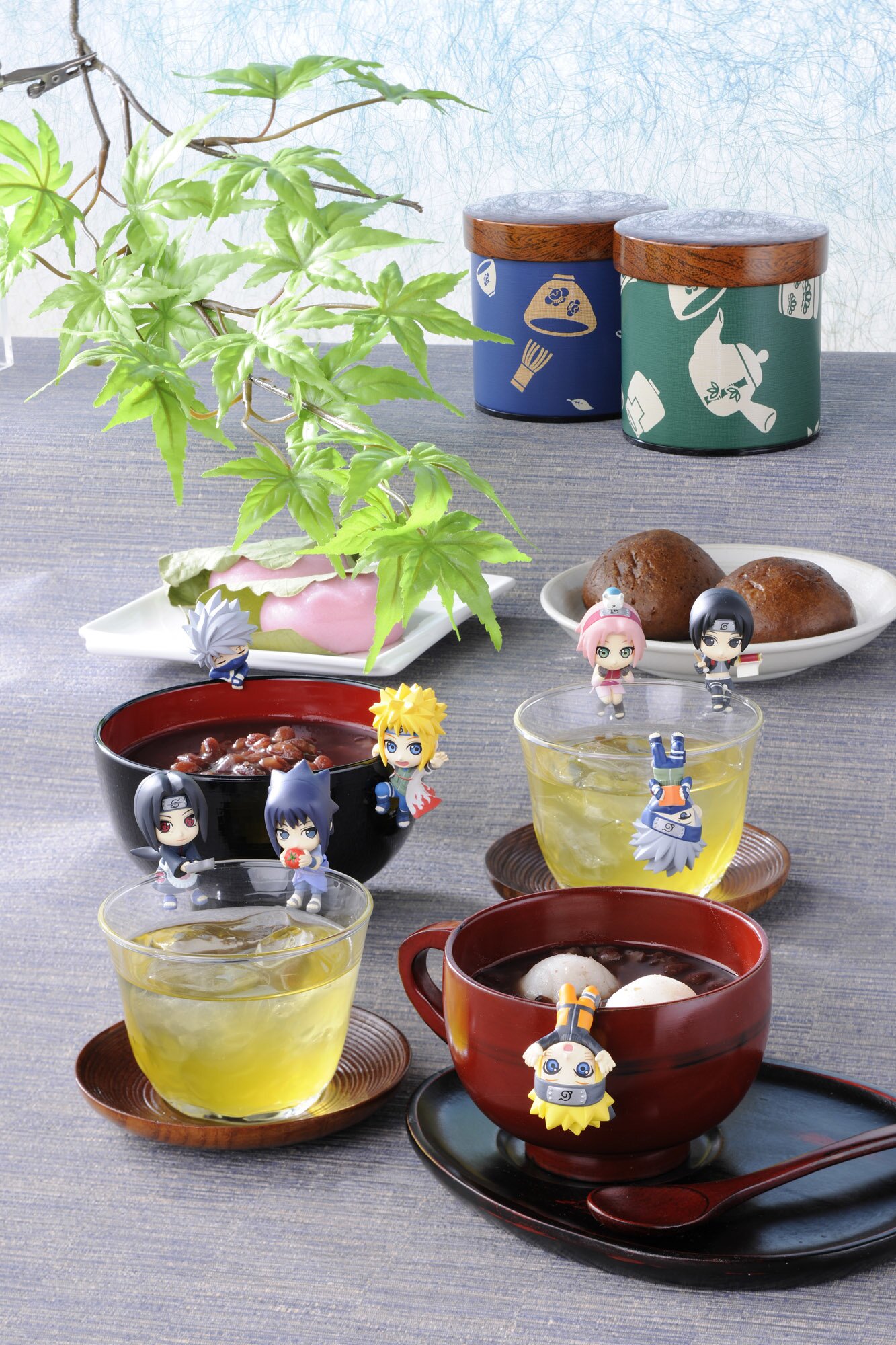  Naruto Shippuden Tea Cup Set 2 with Teacup and Kettle