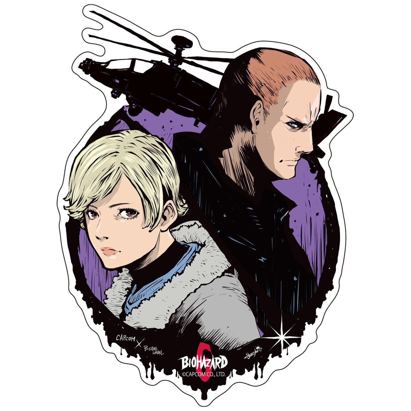 Capcom x B-Side Label Resident Evil Sticker Collection