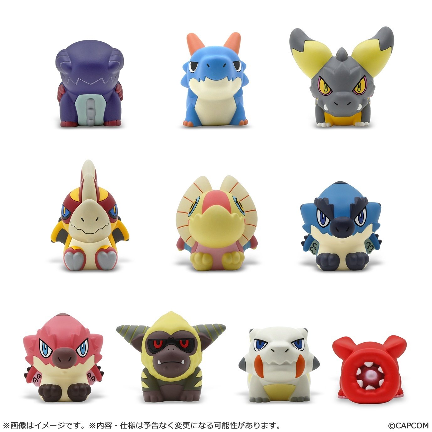 Capcom Figure Builder Finger Puppet Monster Hunter Vol. 2 Box Set 