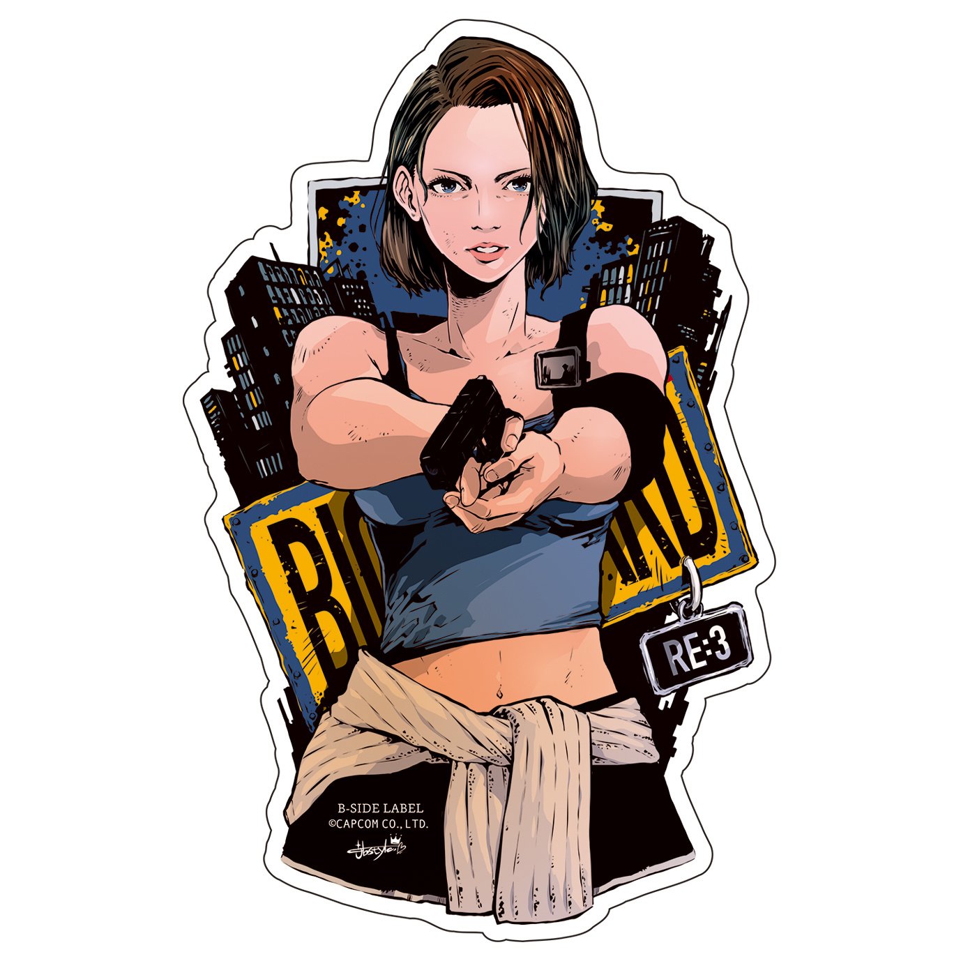 Capcom x B-Side Label Capcom Girls Sticker Collection - Tokyo
