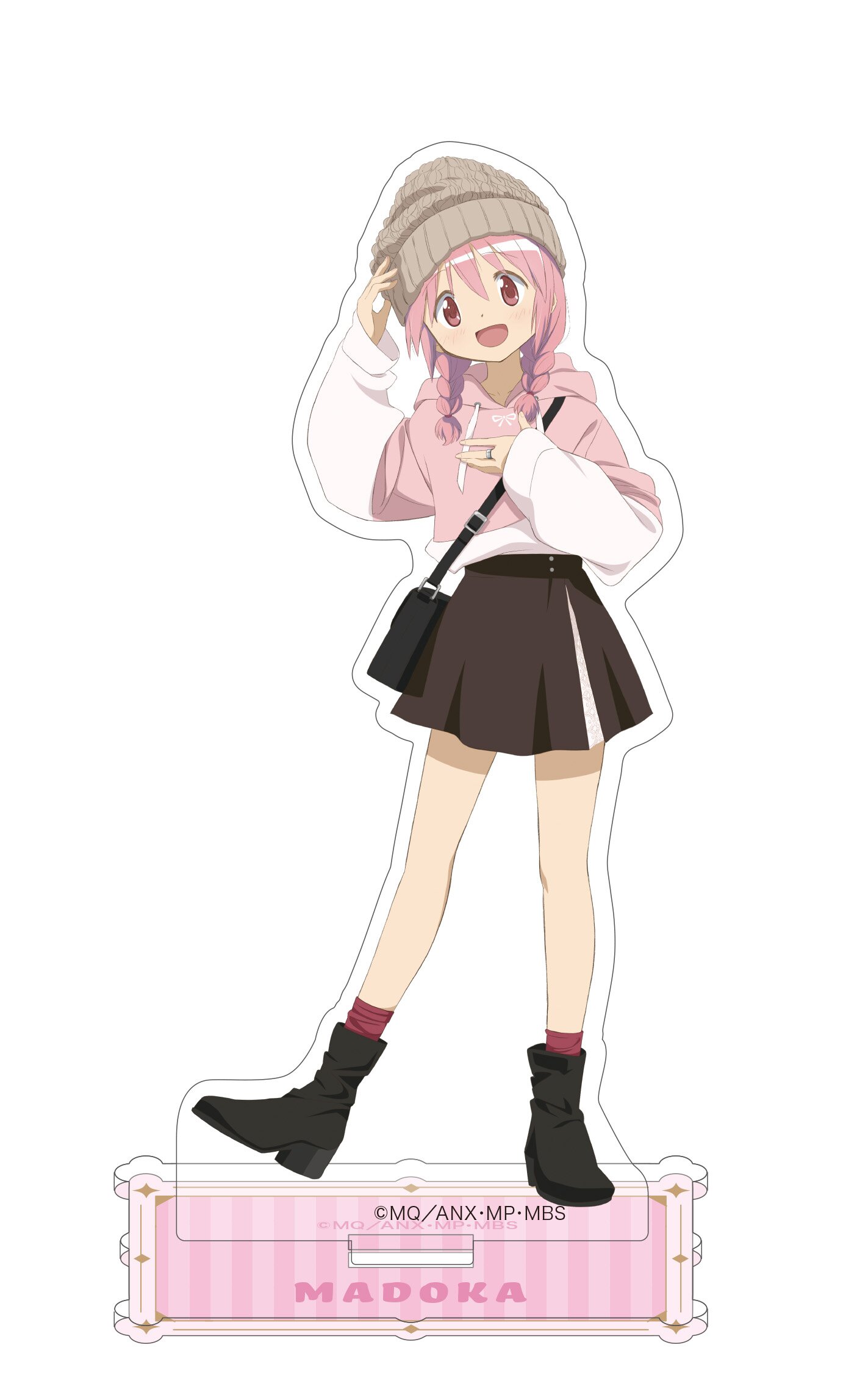 Puella Magi Madoka Magica Hoodie Ver. Acrylic Stand Box Set w/ A3