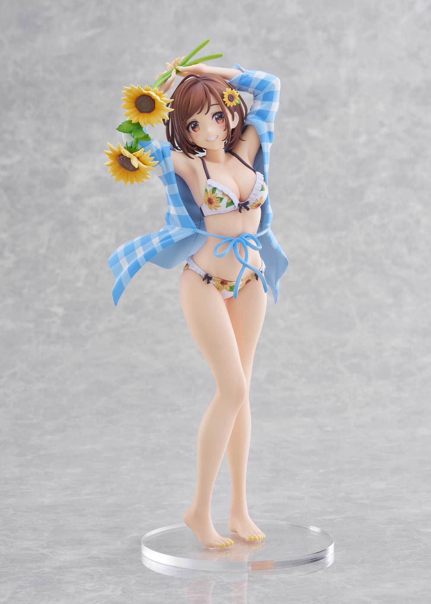 En Morikura Illustration Sunflower Girl 1/7 Scale Figure: PLUM 