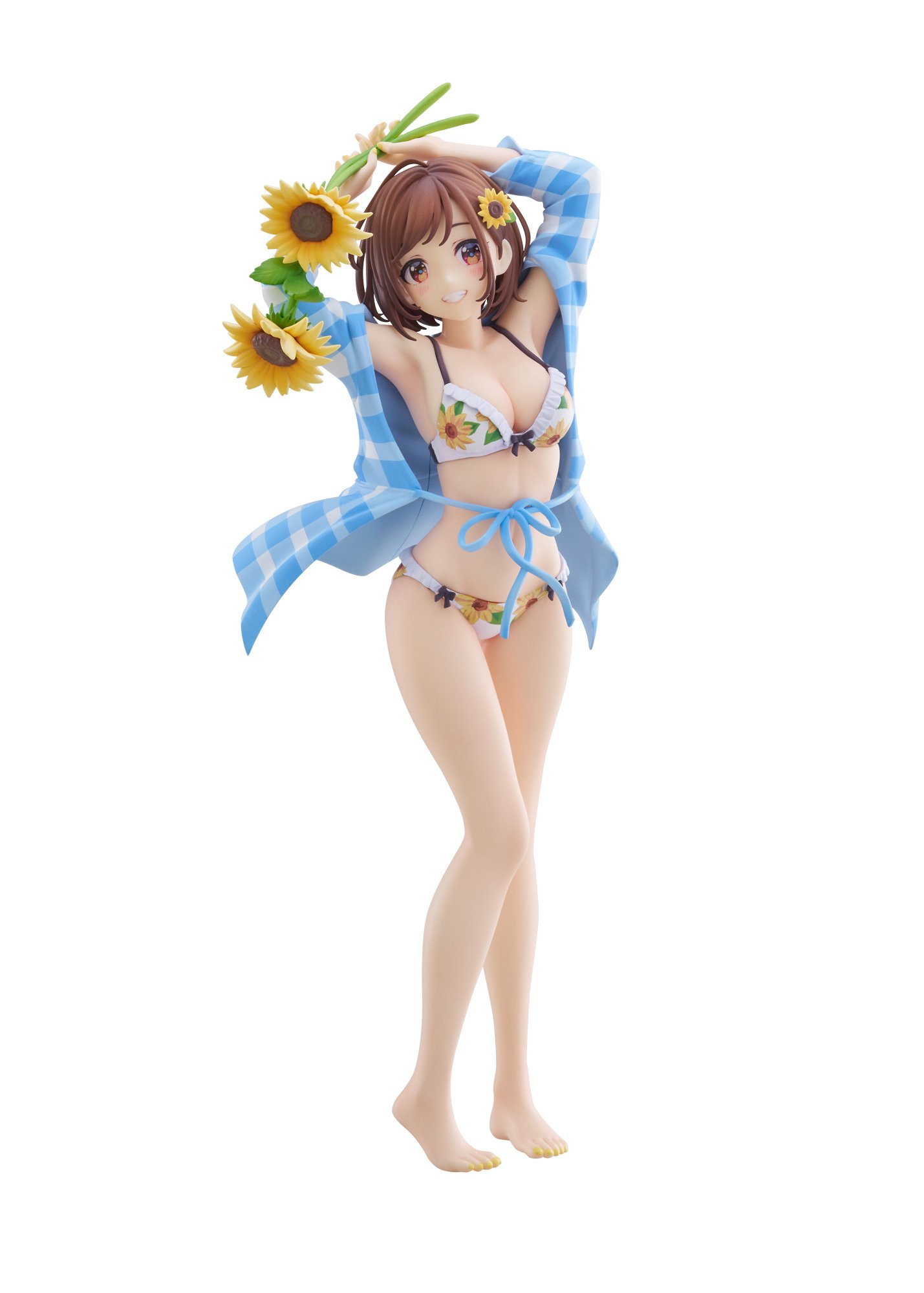 En Morikura Illustration Sunflower Girl 1/7 Scale Figure: PLUM 
