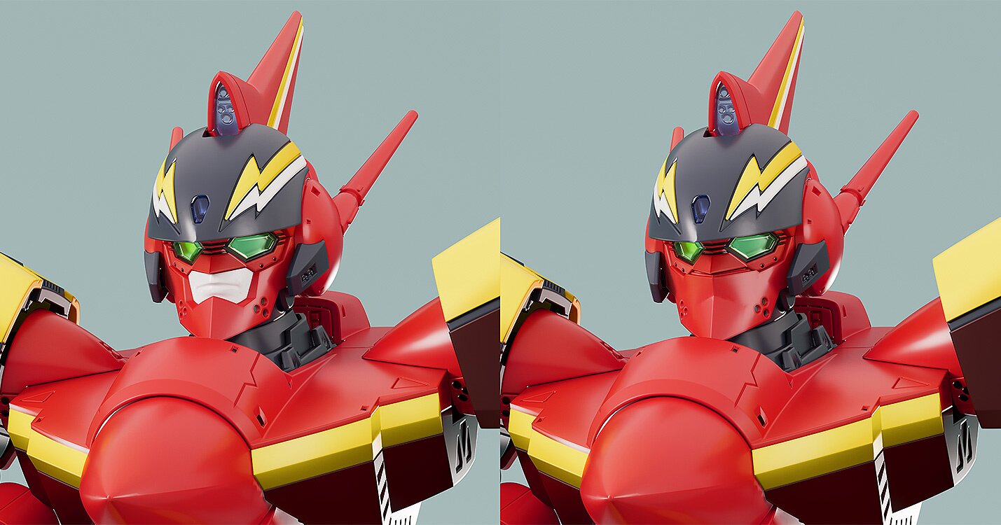 PLAMAXVF-19 CUSTOM FIRE バルキリー バサラスペシャル PLAMAX 1/72 VF-19 Custom Fire Valkyrie (Basara Nekki Unit