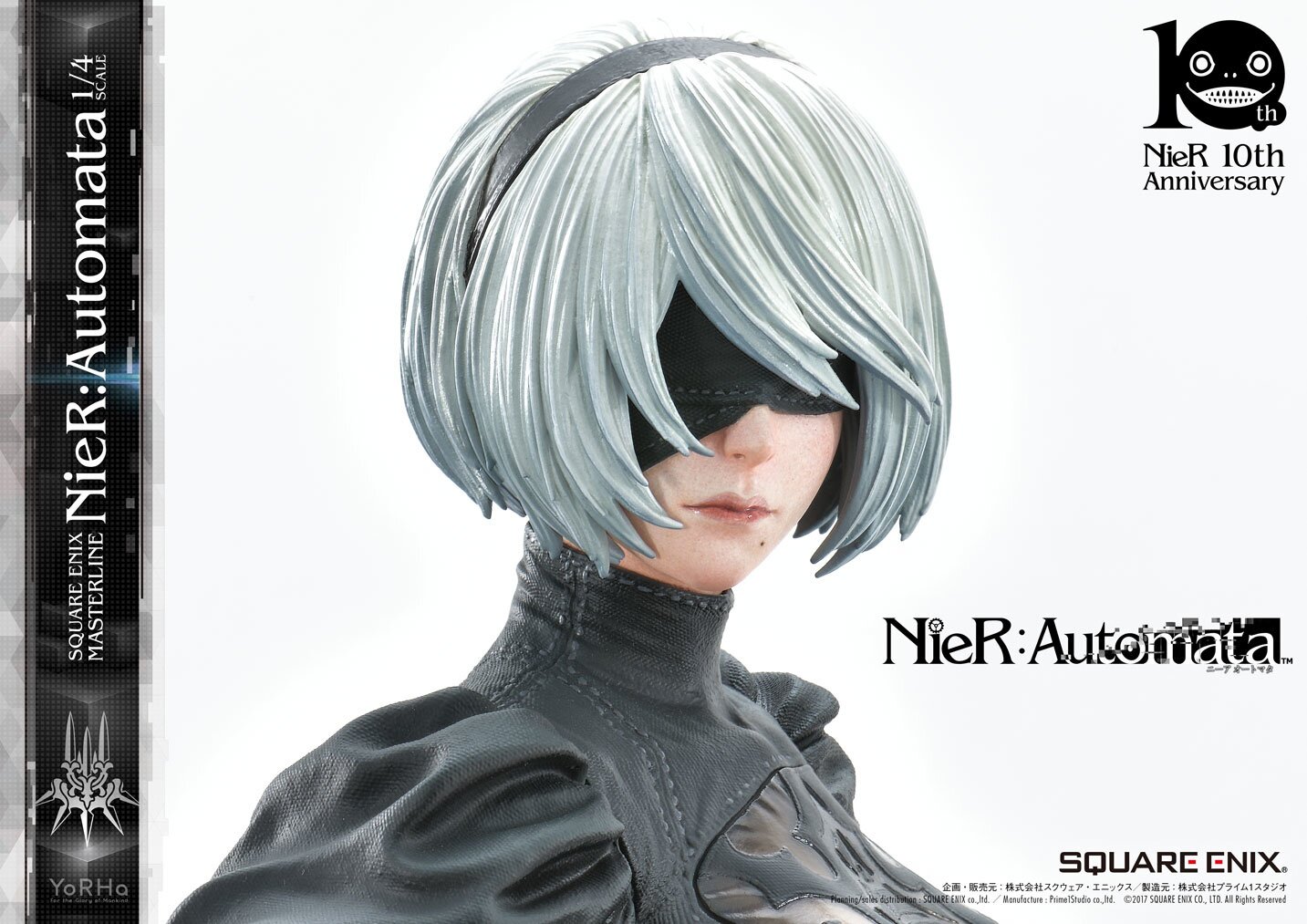 NieR: Automata Masterline Statue Featuring 2B, 9S, and A2 Revealed by Square  Enix - Siliconera