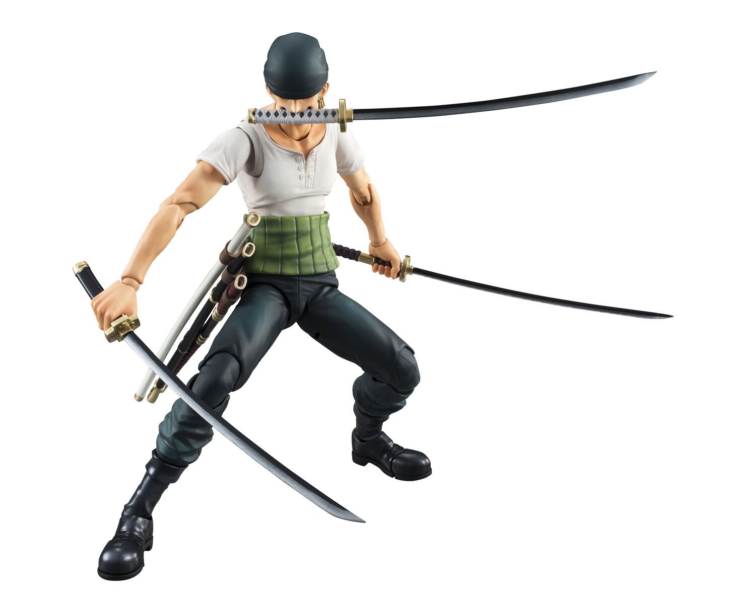 One Piece Roronoa Zoro - 6.5 Action Figure Bandai Anime Heroes w/ Swo –  Blueberry Cat