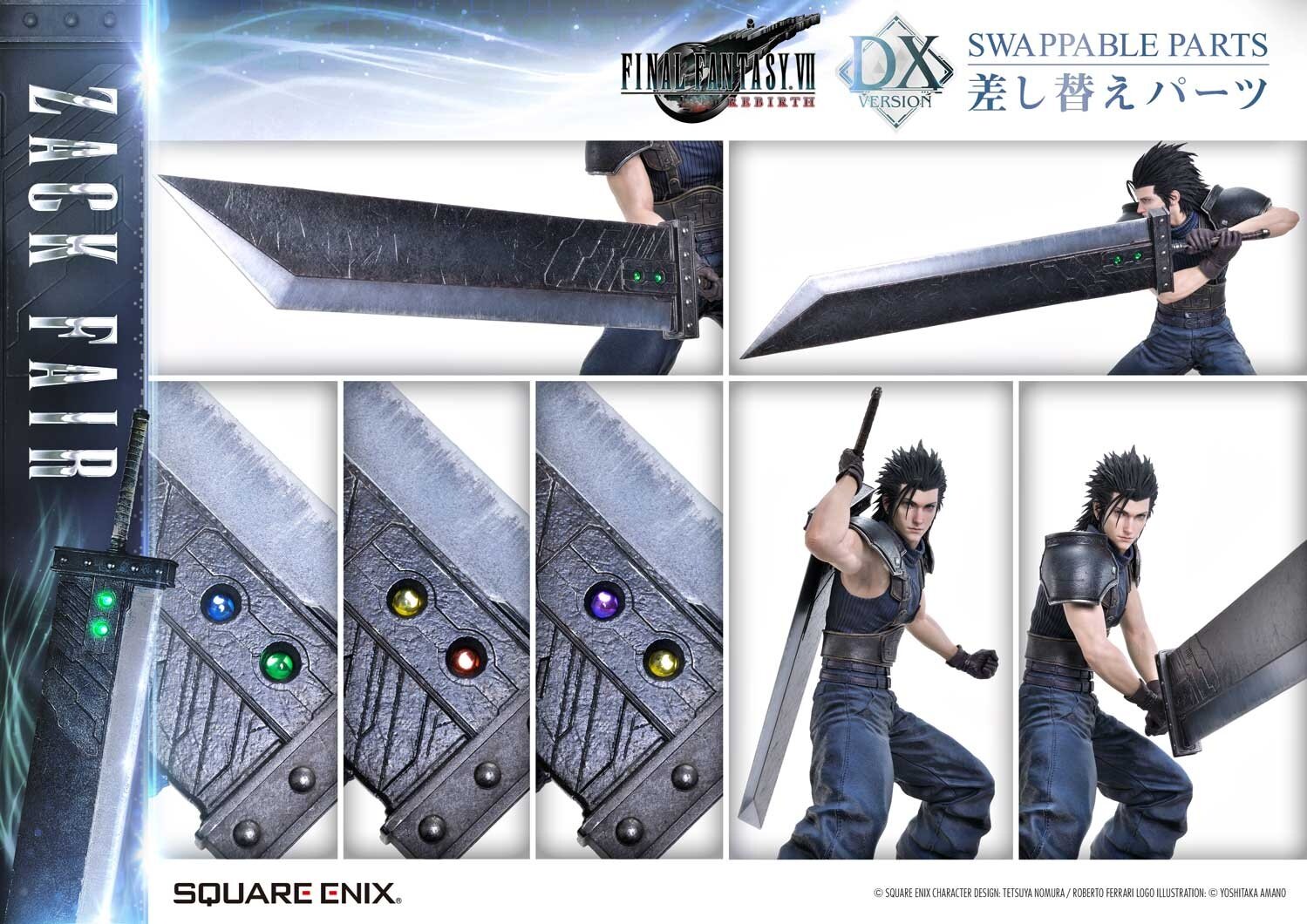 Square Enix Masterline Final Fantasy VII Rebirth Zack Fair