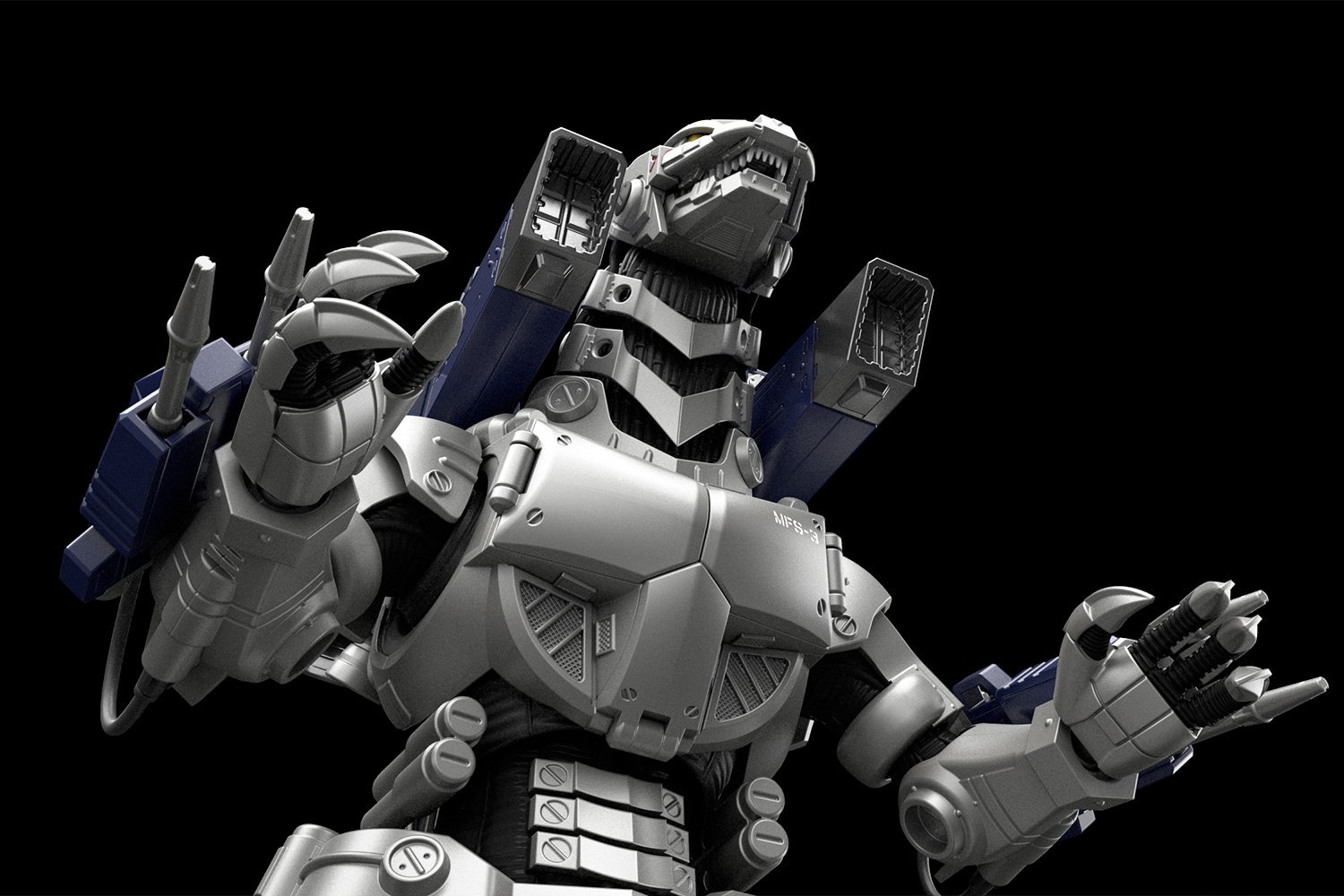 Godzilla Against Mechagodzilla MFS-3 Type-3 Kiryu (Re-run): Aoshima ...