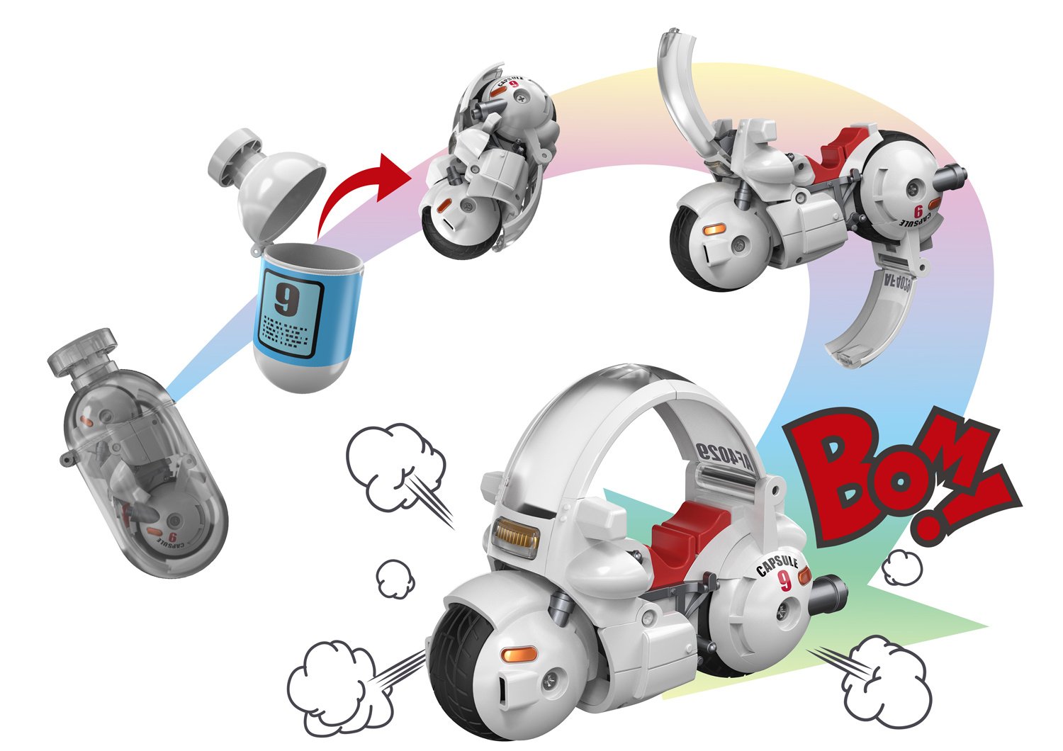 Changearts Dragon Ball Hoipoi Capsule No.9 Bulma'S Motorcycle 61