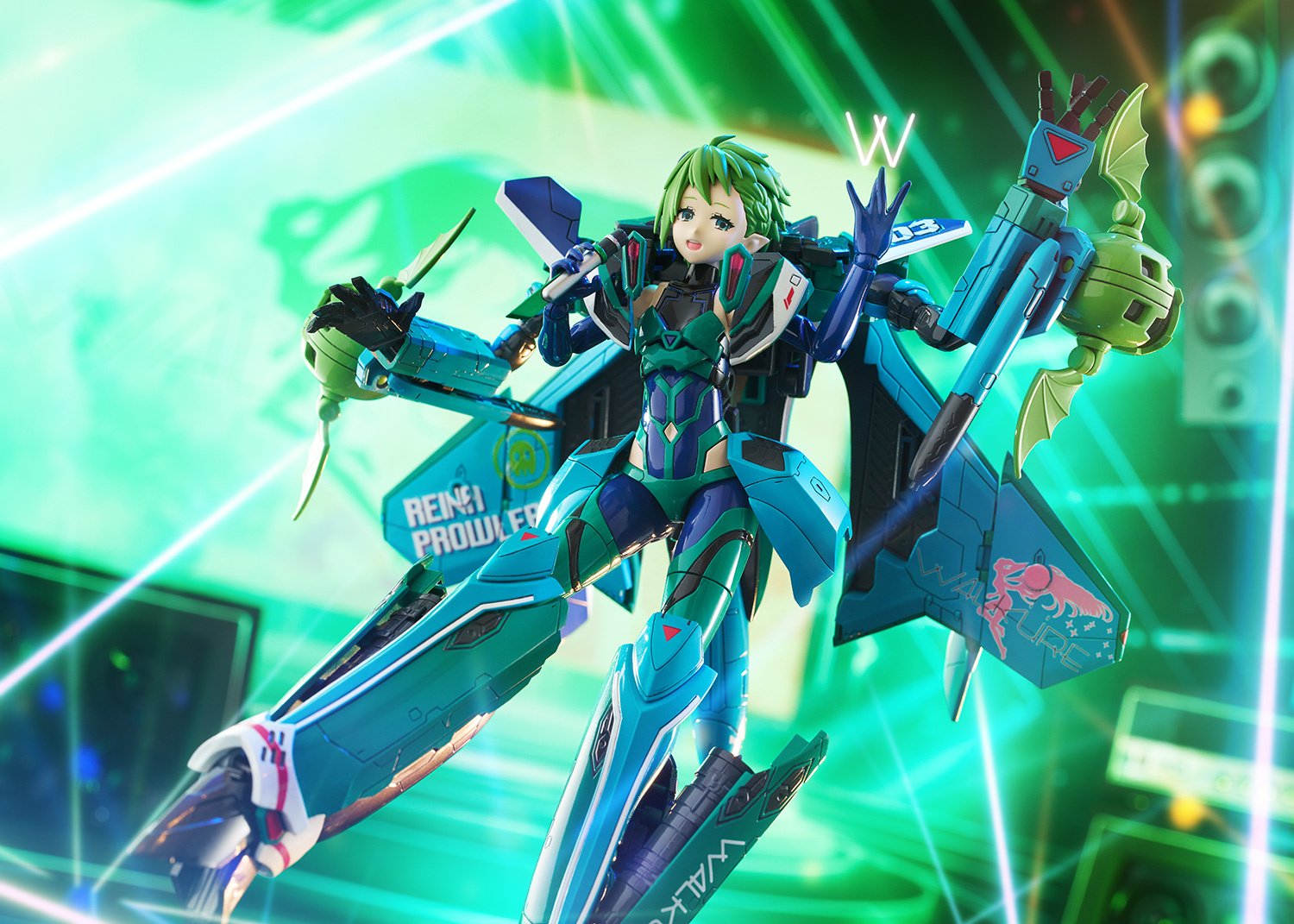 Variable Fighter Girls Macross Delta VF-31A Kairos Reina Prowler