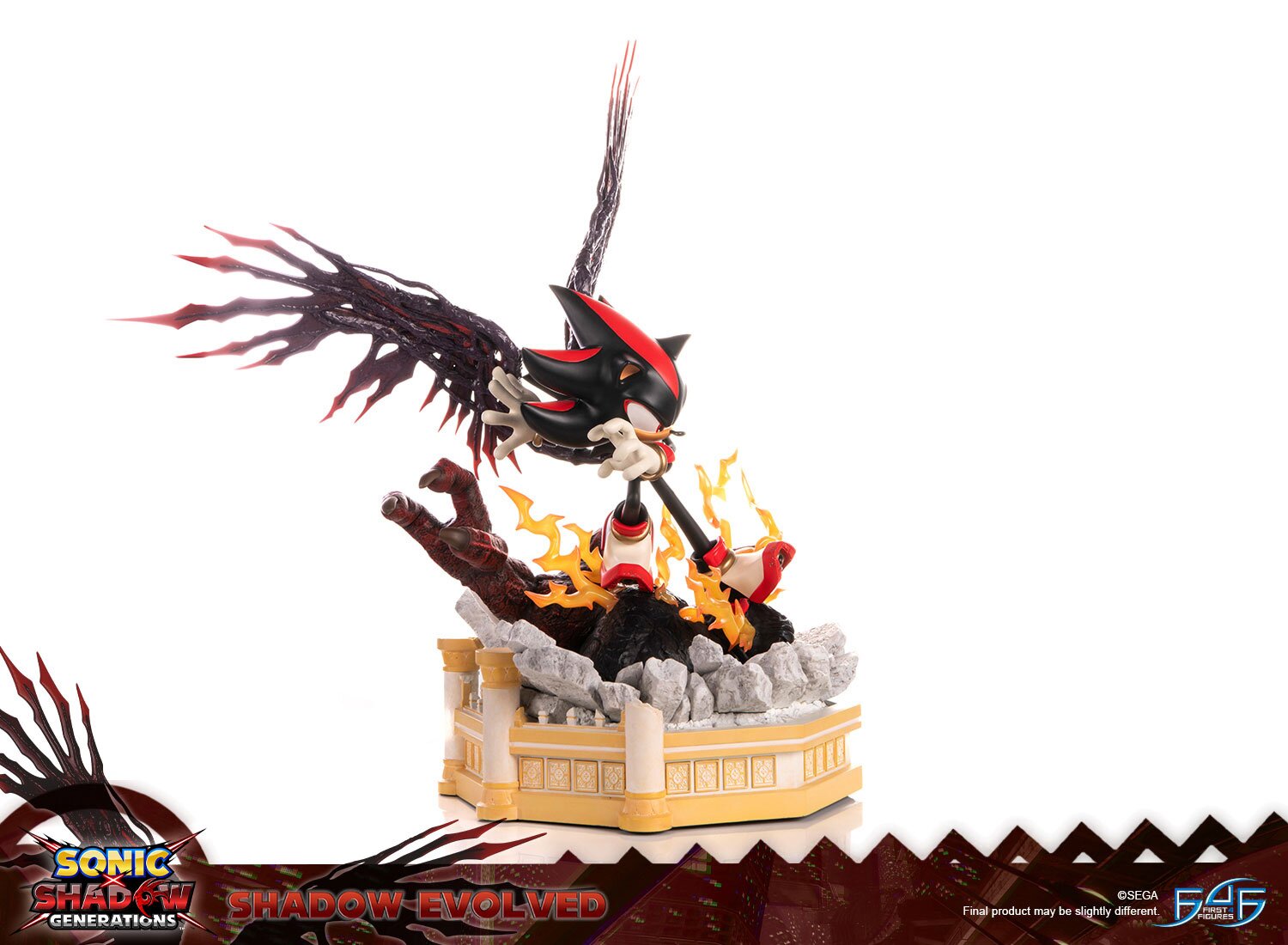 Sonic X Shadow Generations Shadow Evolved Statue: First 4