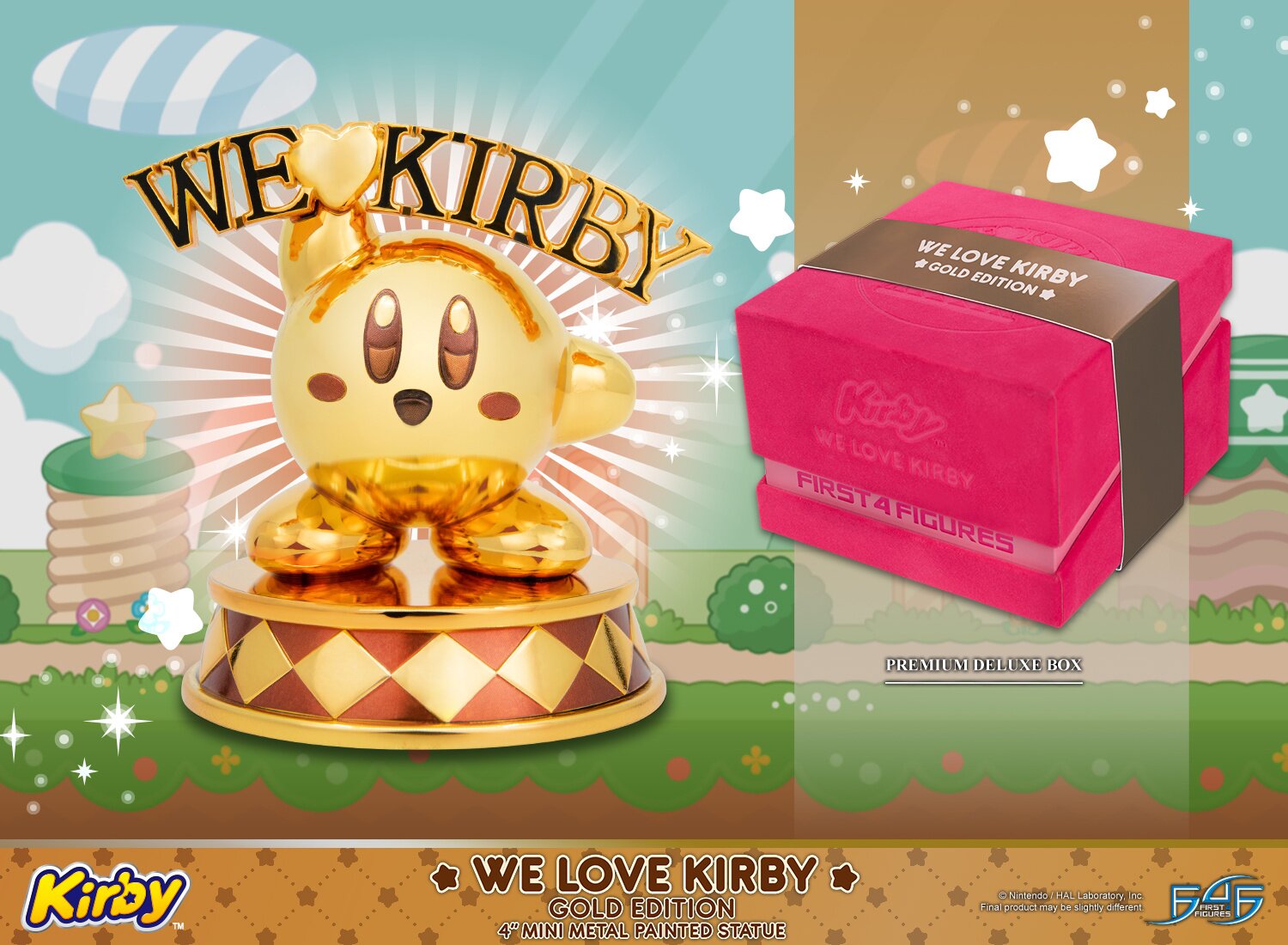 Kirby We Love Kirby Mini Metal Statue
