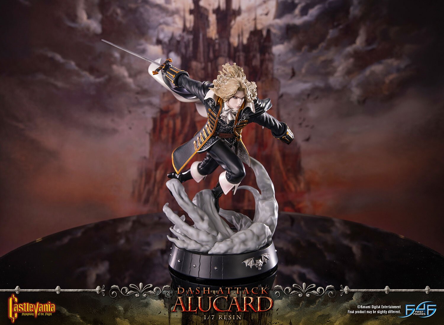 Castlevania: Symphony of the Night Dash Attack Alucard 1/7 Scale Resin  Statue