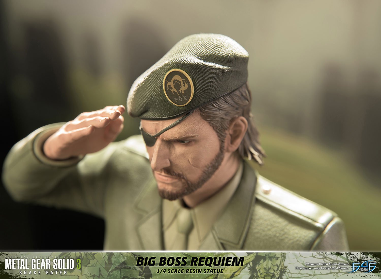 Metal Gear Solid 3 Snake Eater Big Boss Requiem 1 4 Scale Resin Statue Metal Gear Solid 3 Snake Eater Big Boss Requiem 1 4 Scale Resin Statue