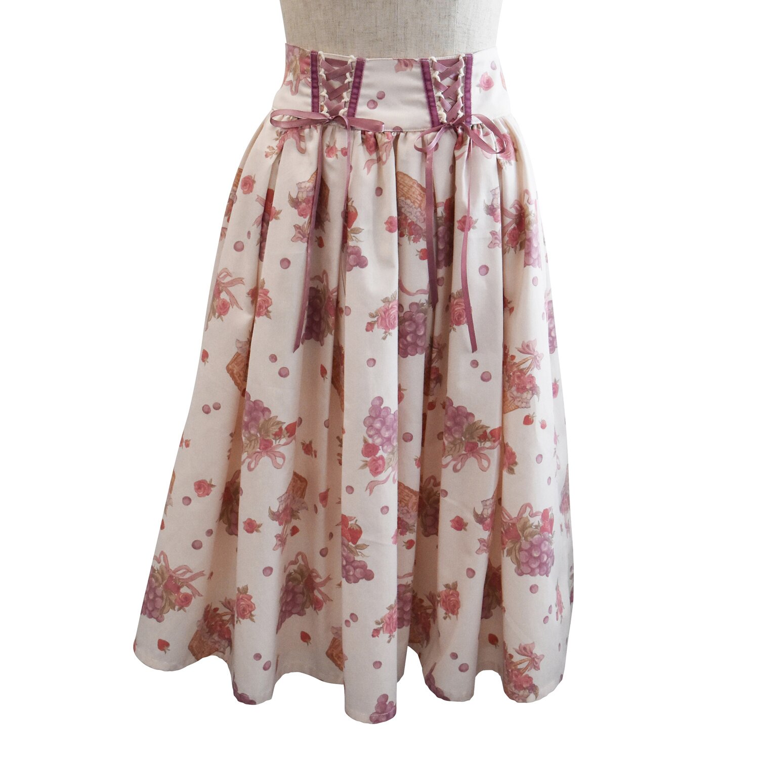 LIZ LISA Grape Rose Mid-Length Skirt: LIZ LISA - Tokyo Otaku Mode (TOM)