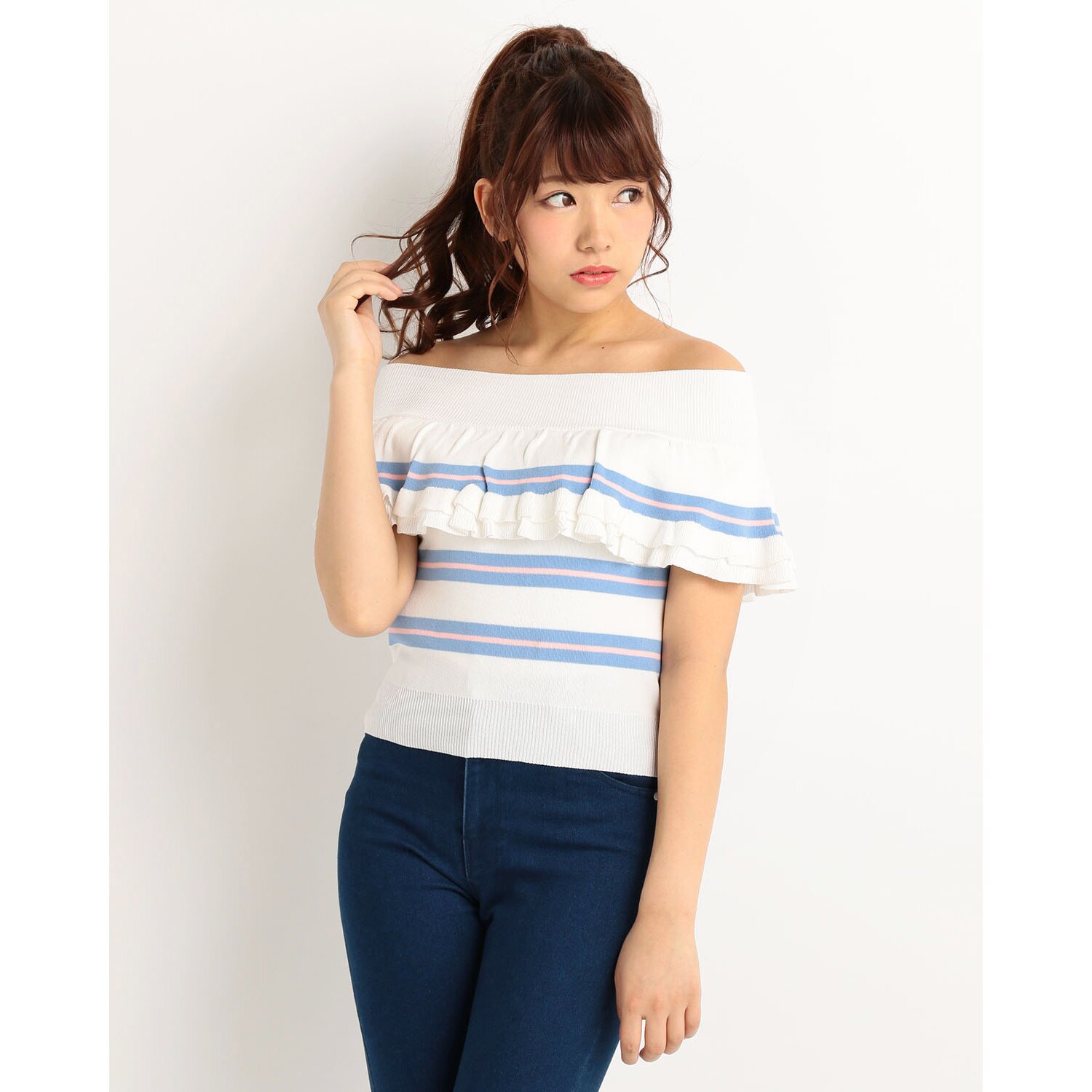 LIZ LISA Multi-Stripe Top - Tokyo Otaku Mode (TOM)