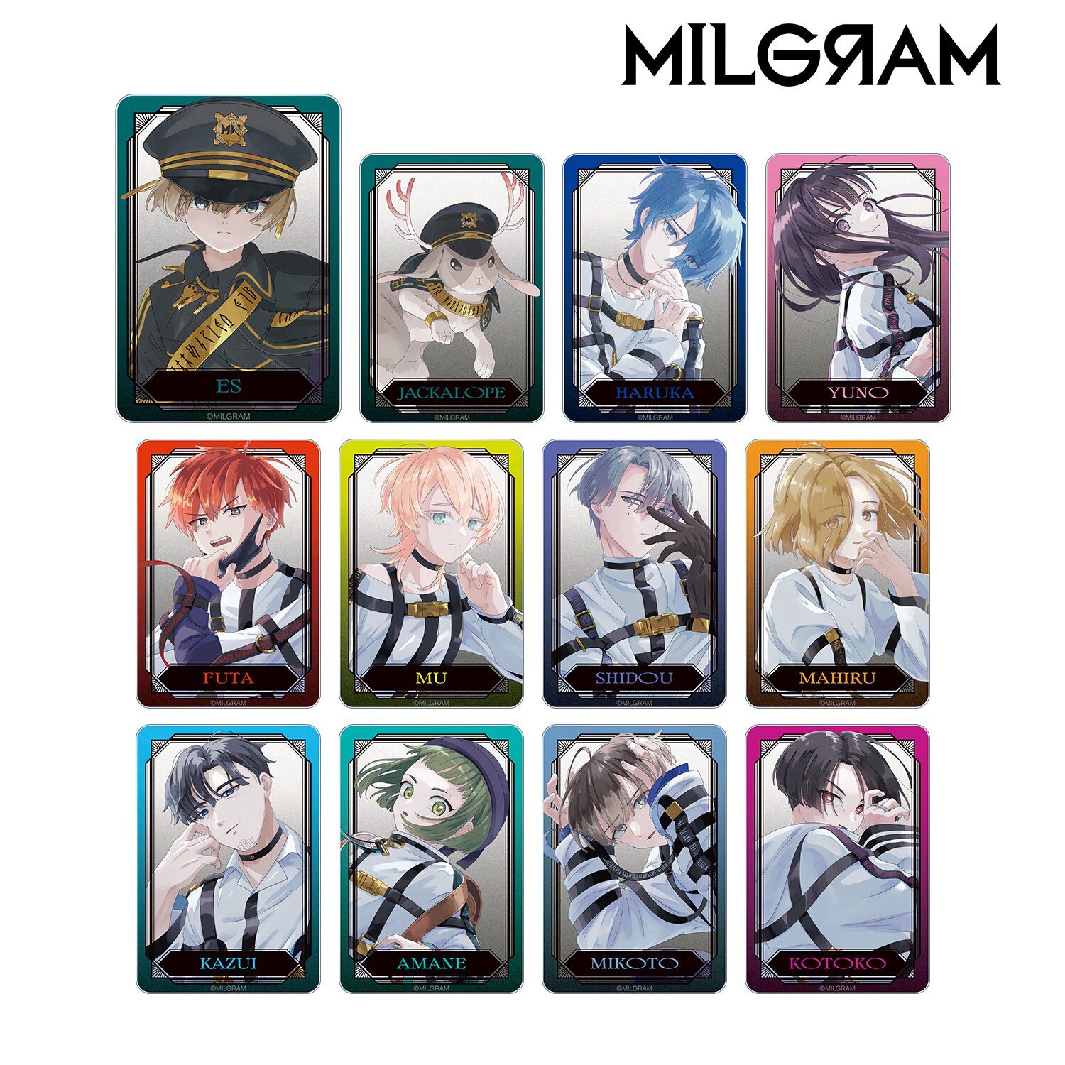 Milgram LIVE EVENT hallucination Ver. Trading Acrylic Card