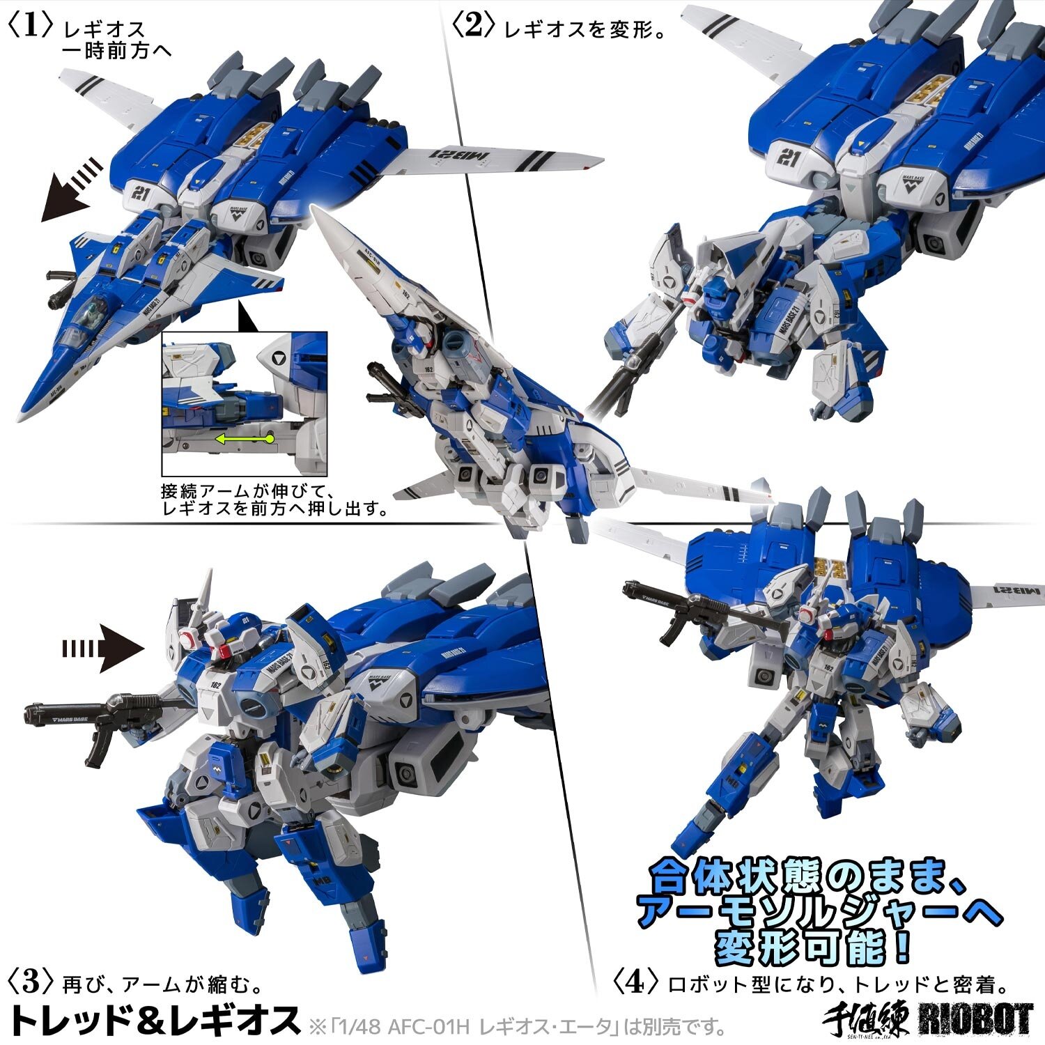 moyashi。 RIOBOT: Genesis Climber MOSPEADA: 1/48 AFC-01H Legioss Eta