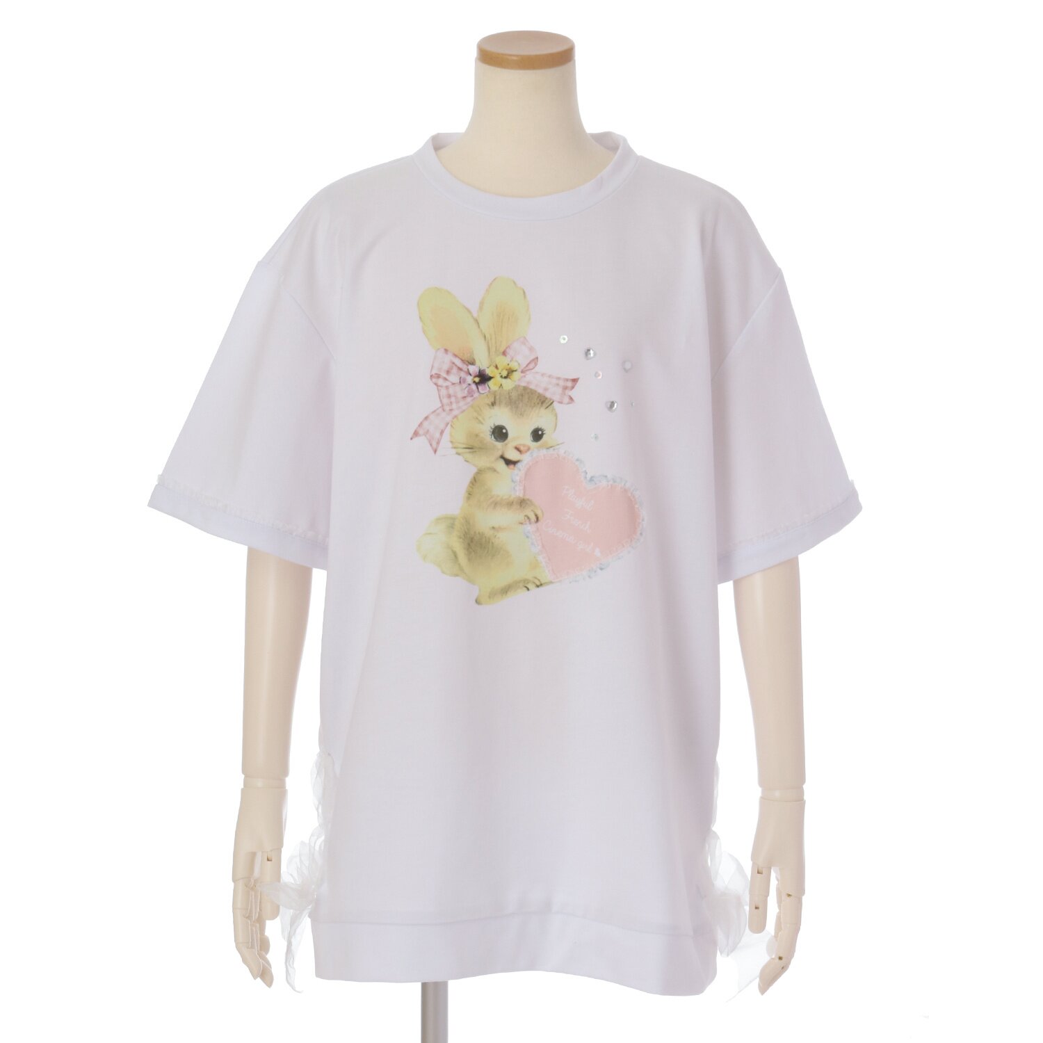 LIZ LISA Rabbit Print Big T-Shirt