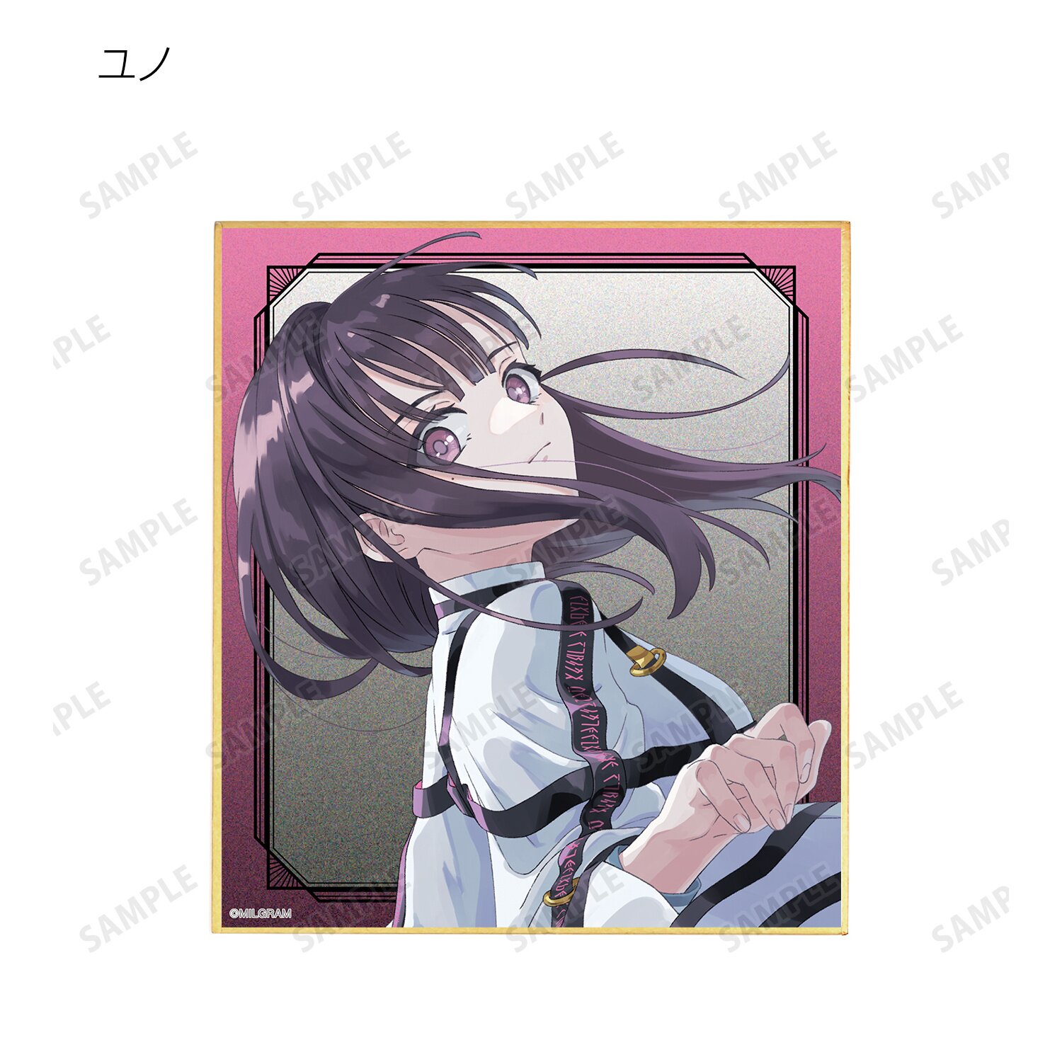 Milgram LIVE EVENT hallucination Ver. Trading mini Shikishi