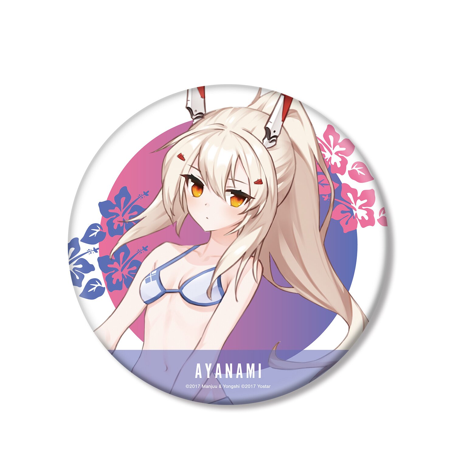 Azur Lane Big Tin Badge Ayanami :Swimsuit Ver. - Tokyo Otaku Mode (TOM)