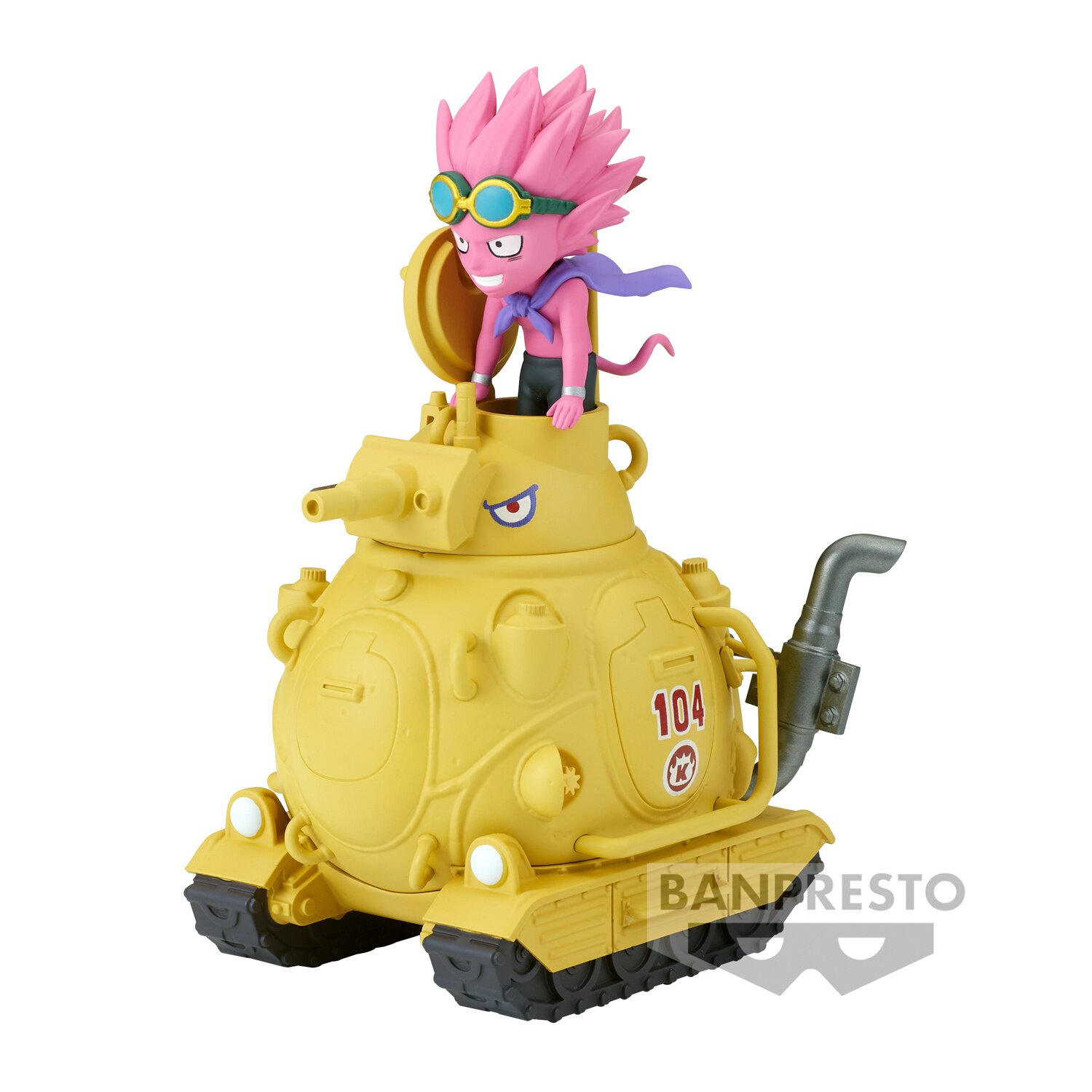 Banpresto Sand Land - Statuina Royal Army Tank Corps No. 104 - Action Figure In PVC Da Collezione, 13 Cm, Multicolore, BP89270P