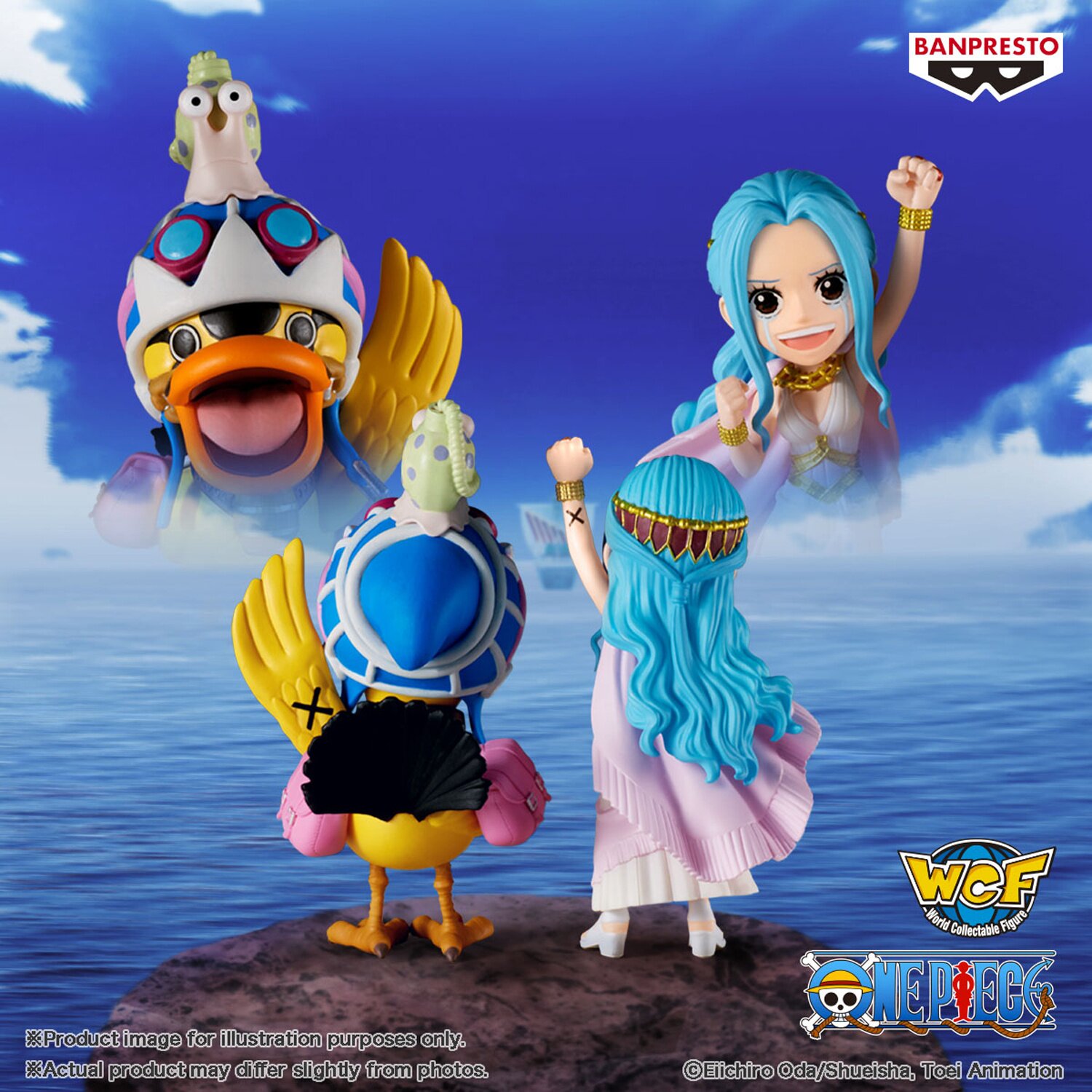 World Collectable Figure One Piece Log Stories Nefertari Vivi & Karoo