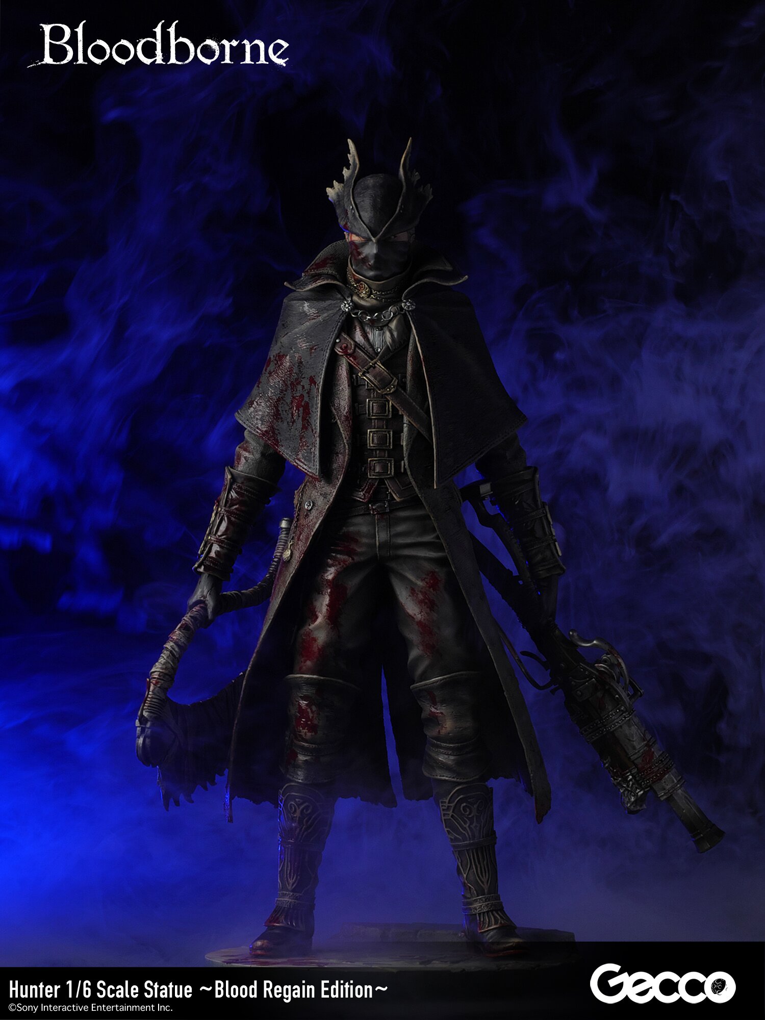 Bloodborne Hunter: Blood Regain Edition 1/6 Scale Statue: Gecco