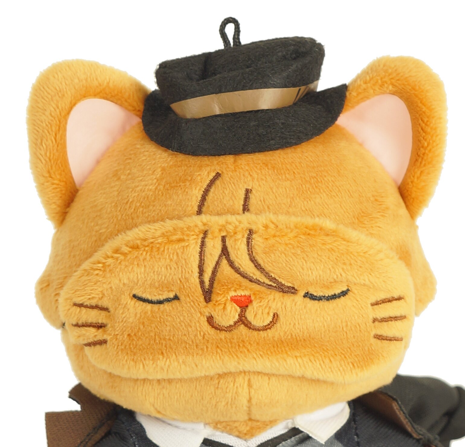 Bungo Stray Dogs With Cat Plushie Keychain with Eye Mask Chuya Nakahara